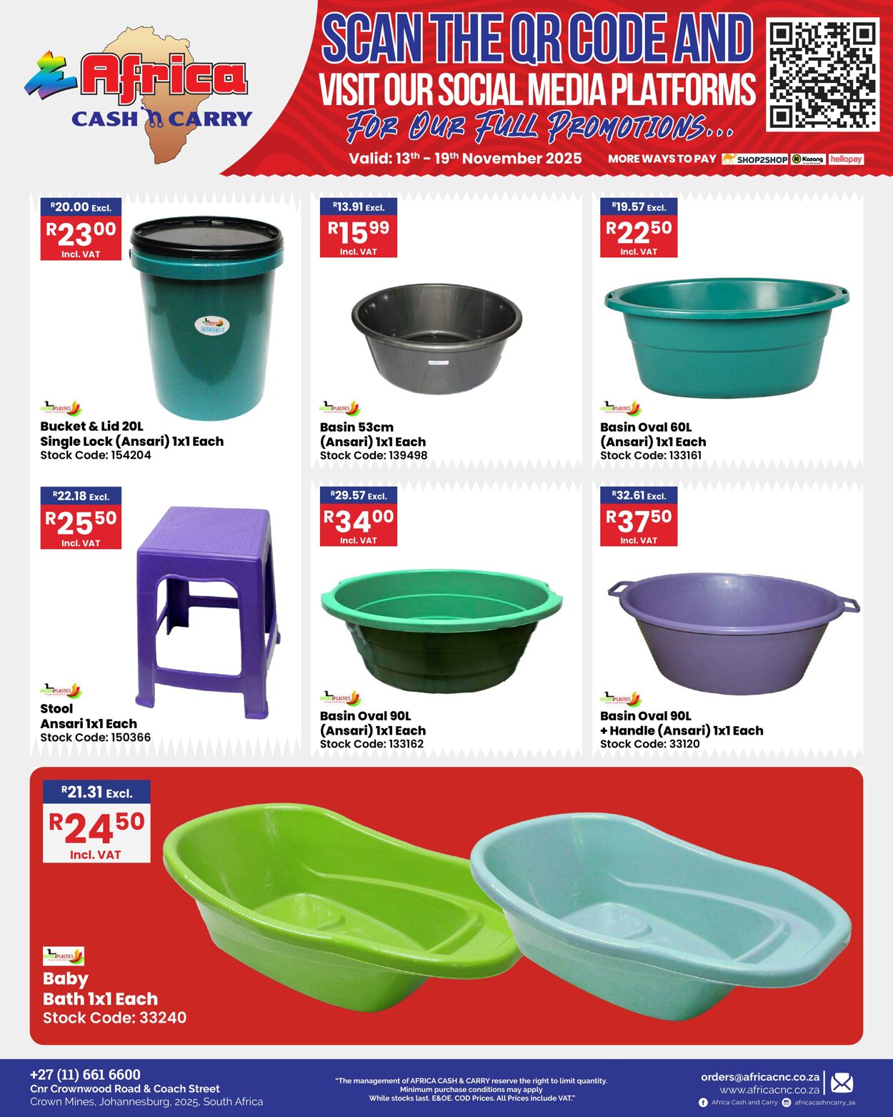 Special Africa Cash&Carry 13.11.2025 - 19.11.2025
