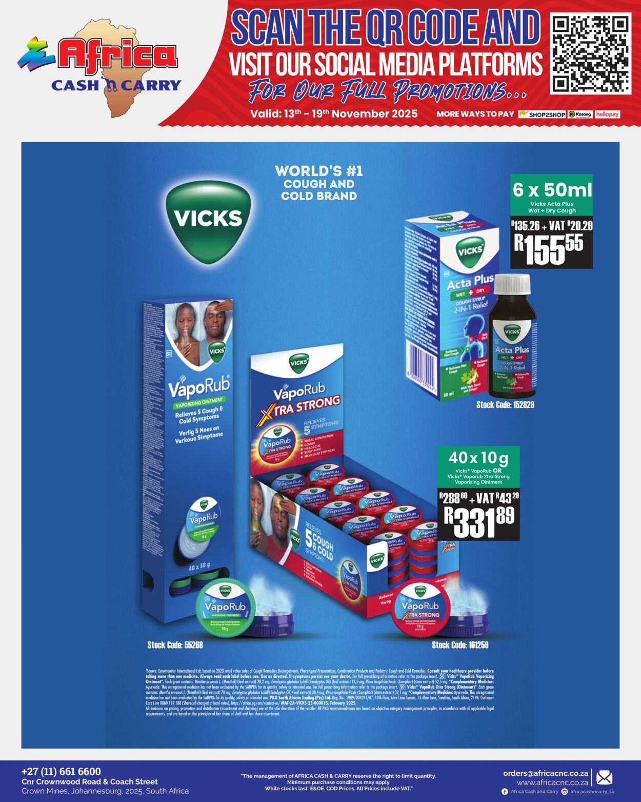 Special Africa Cash&Carry 13.11.2025 - 19.11.2025