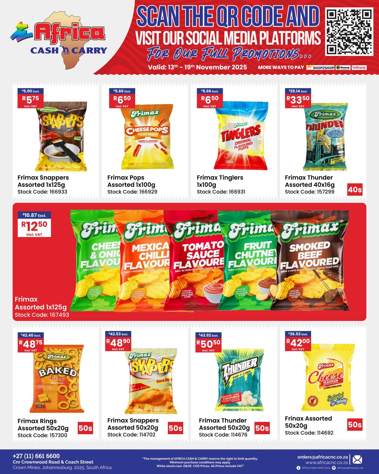 Special Africa Cash&Carry 13.11.2025 - 19.11.2025