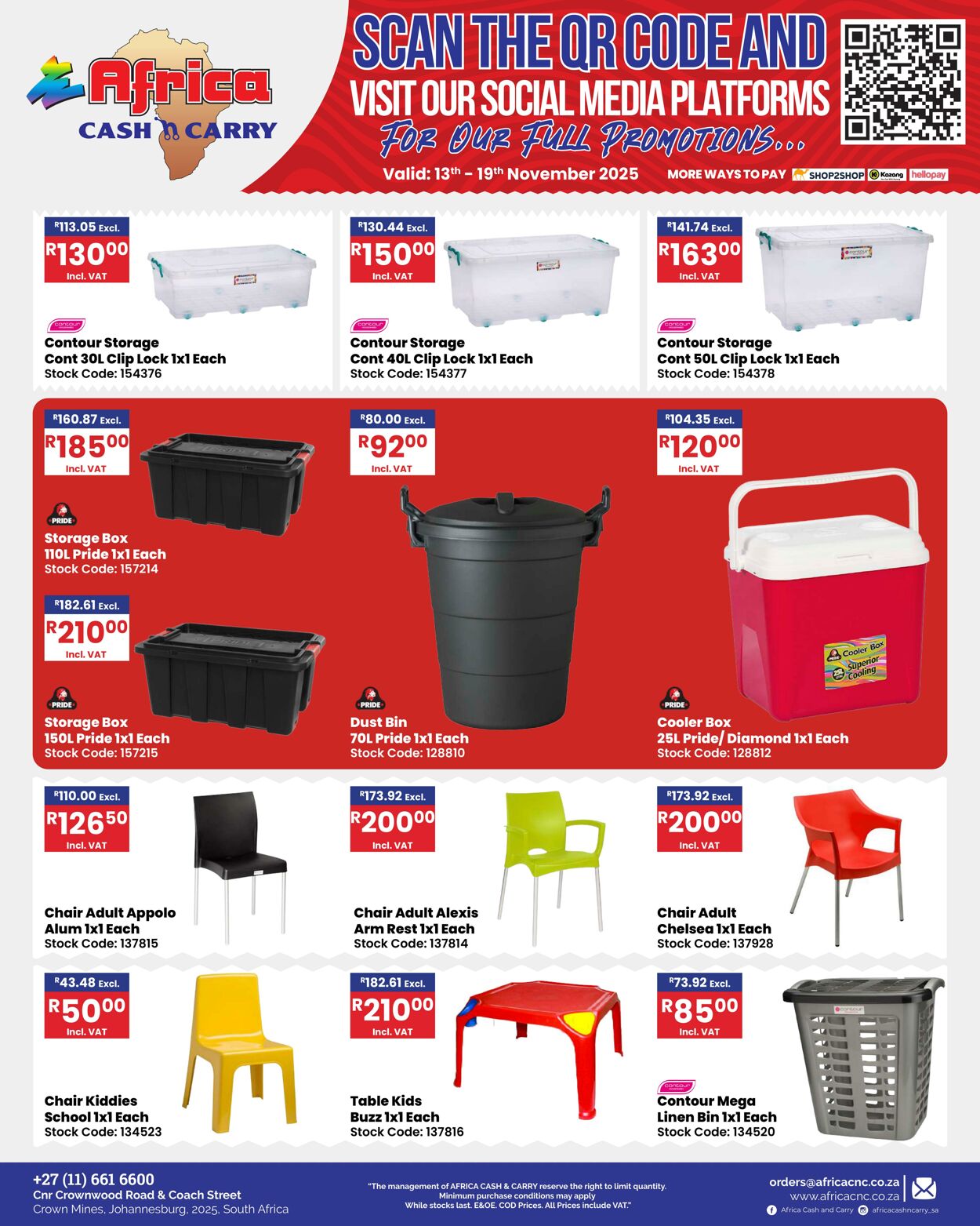 Special Africa Cash&Carry 13.11.2025 - 19.11.2025