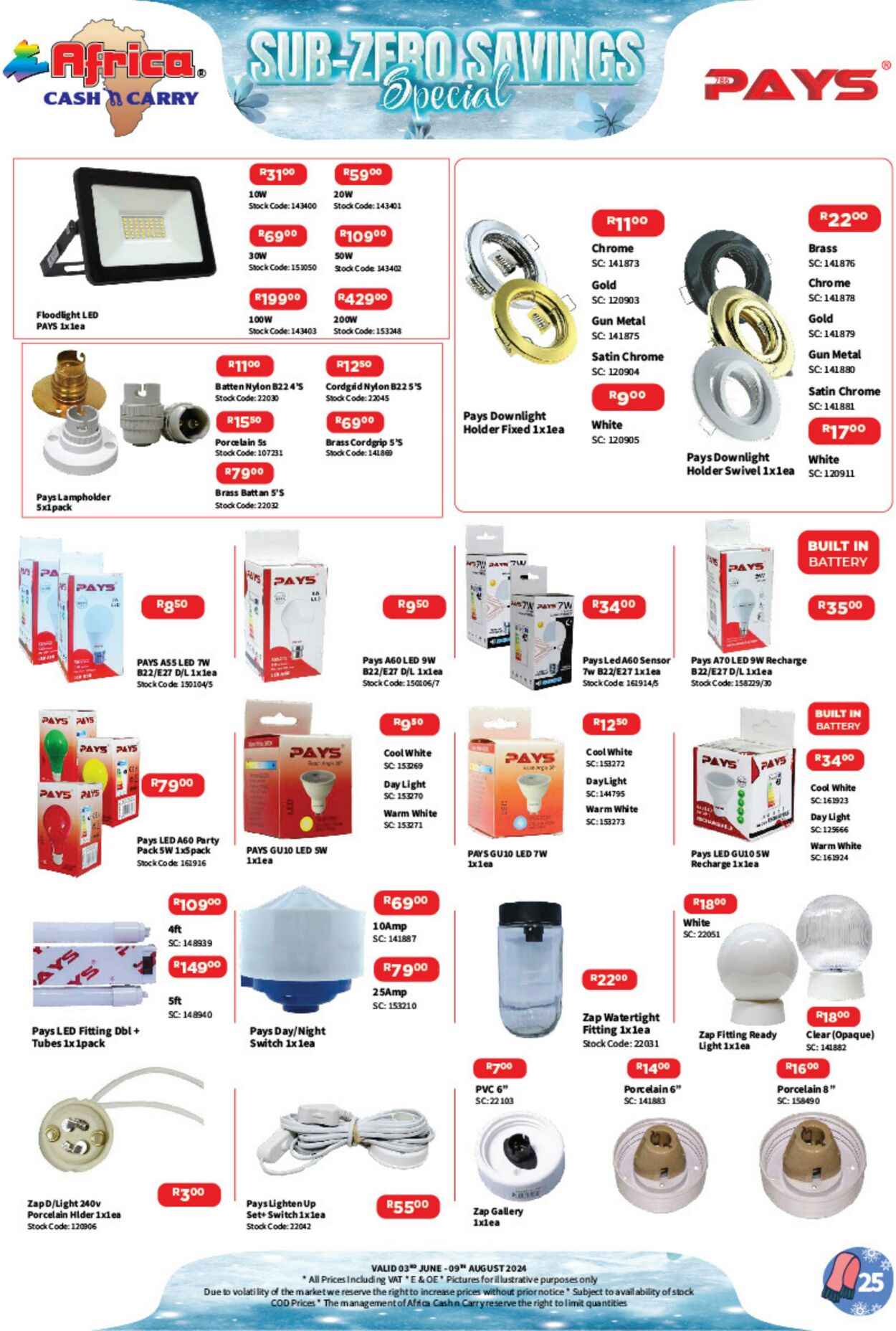 Special Africa Cash&Carry 03.06.2024 - 09.08.2024