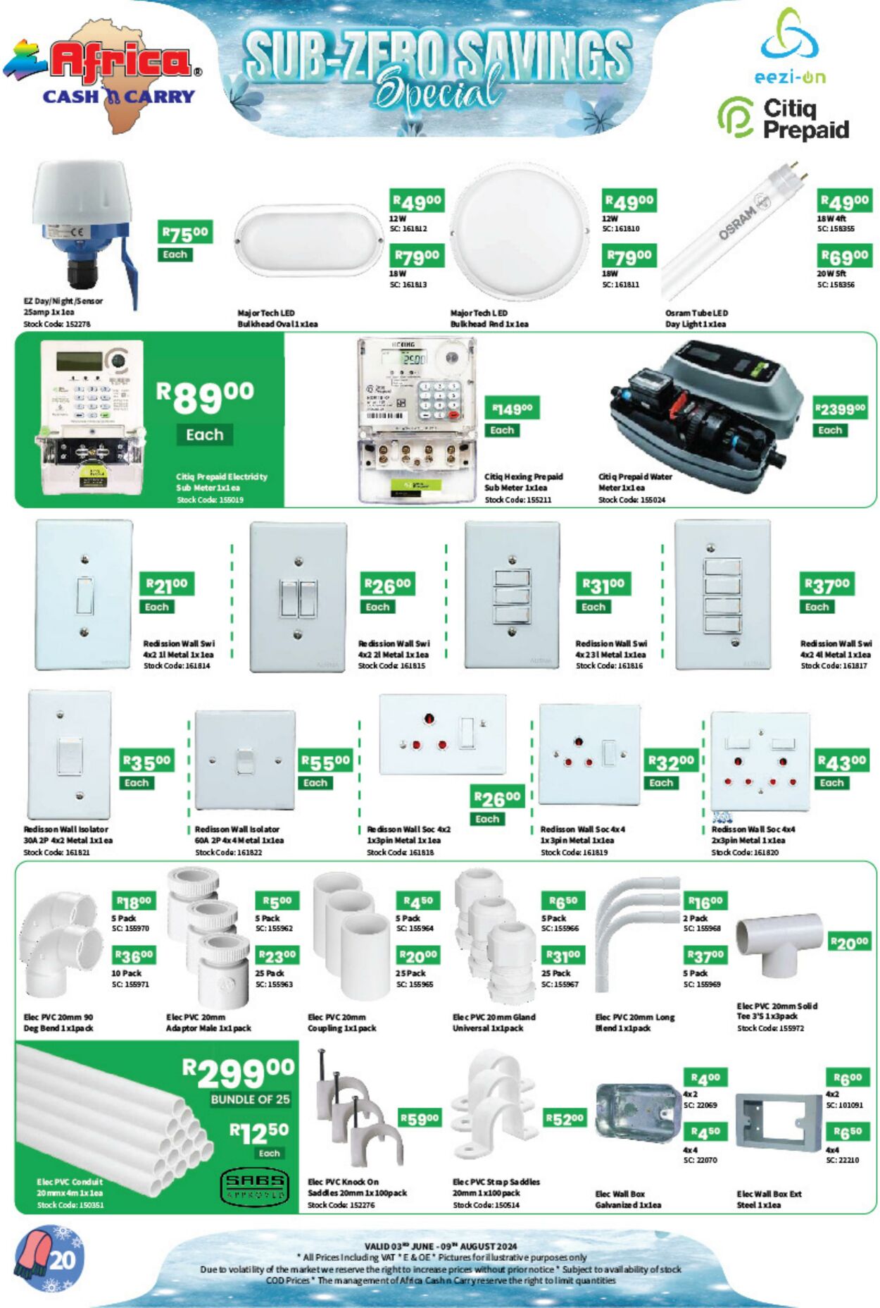 Special Africa Cash&Carry 03.06.2024 - 09.08.2024