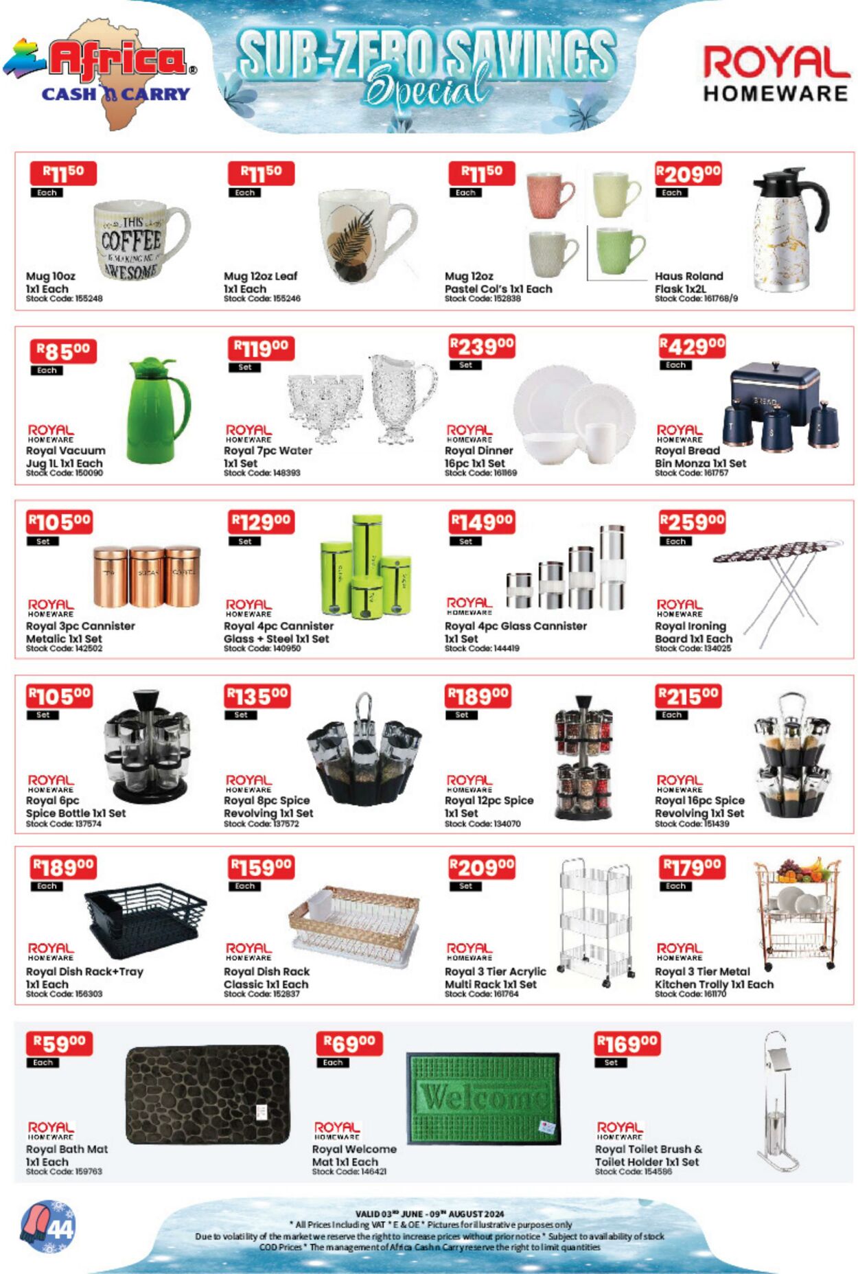 Special Africa Cash&Carry 03.06.2024 - 09.08.2024