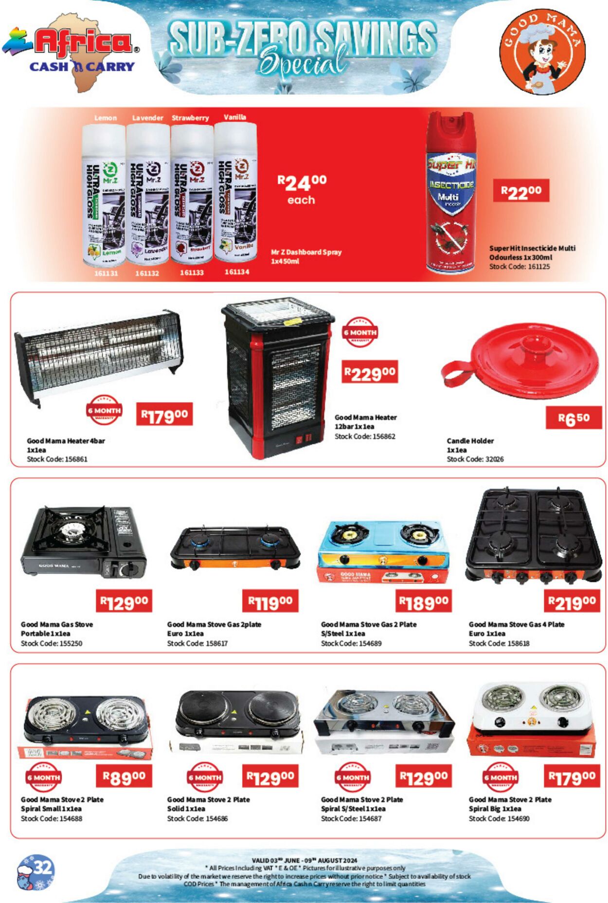 Special Africa Cash&Carry 03.06.2024 - 09.08.2024