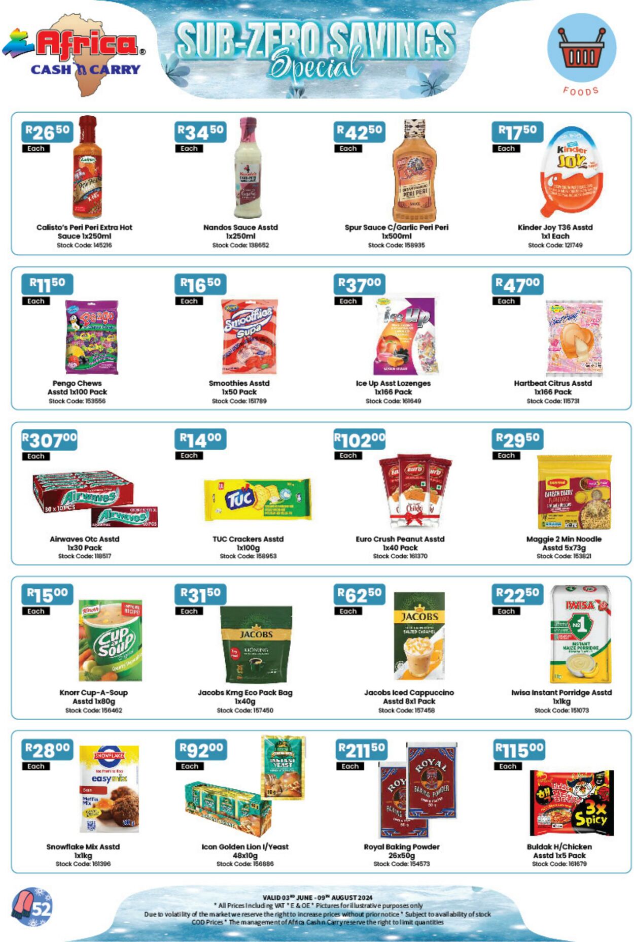 Special Africa Cash&Carry 03.06.2024 - 09.08.2024