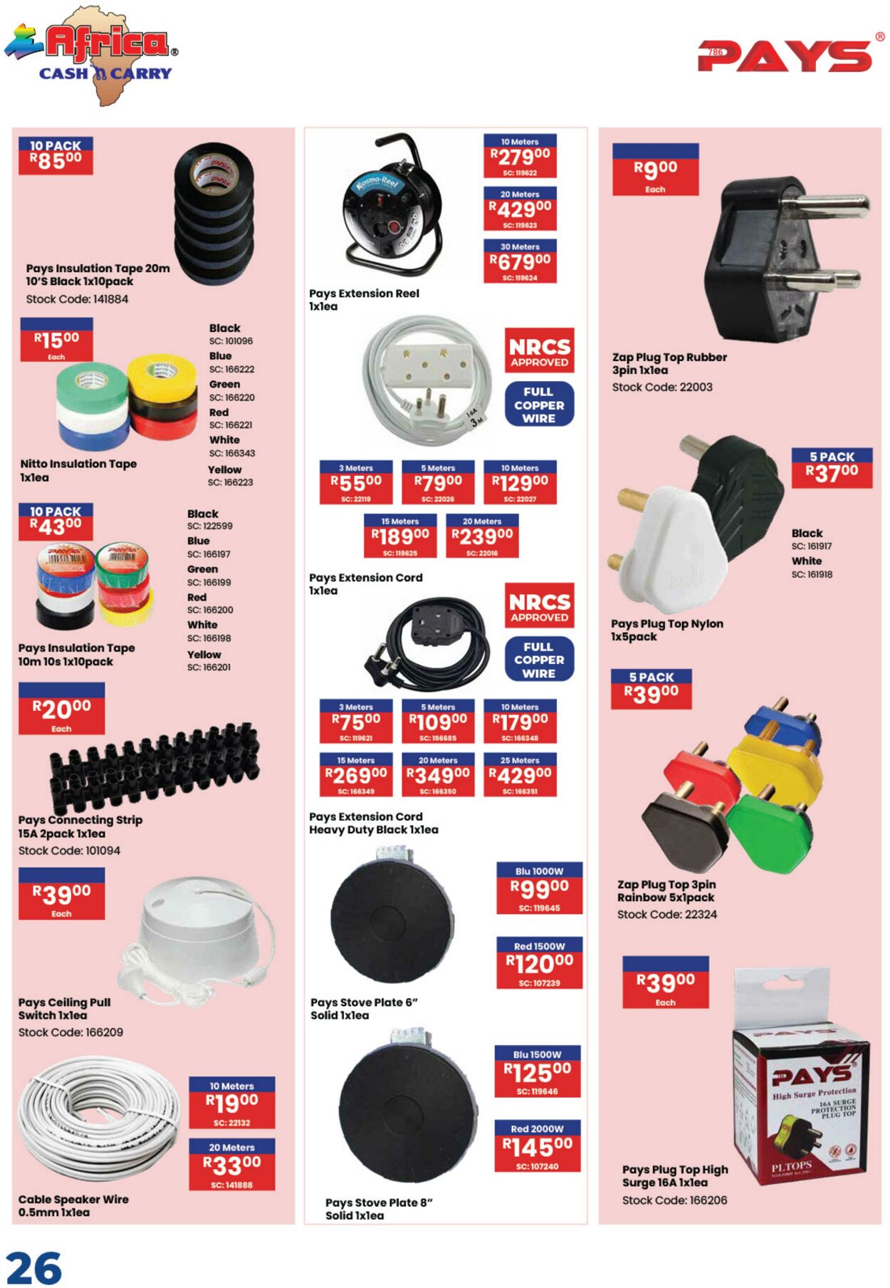 Special Africa Cash&Carry 03.06.2025 - 09.08.2025