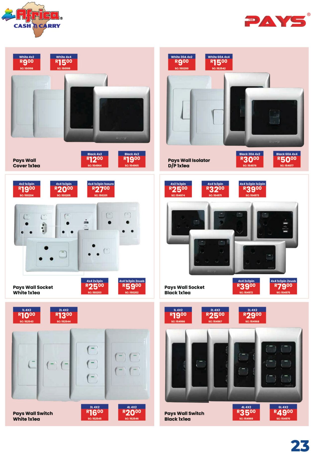 Special Africa Cash&Carry 03.06.2025 - 09.08.2025