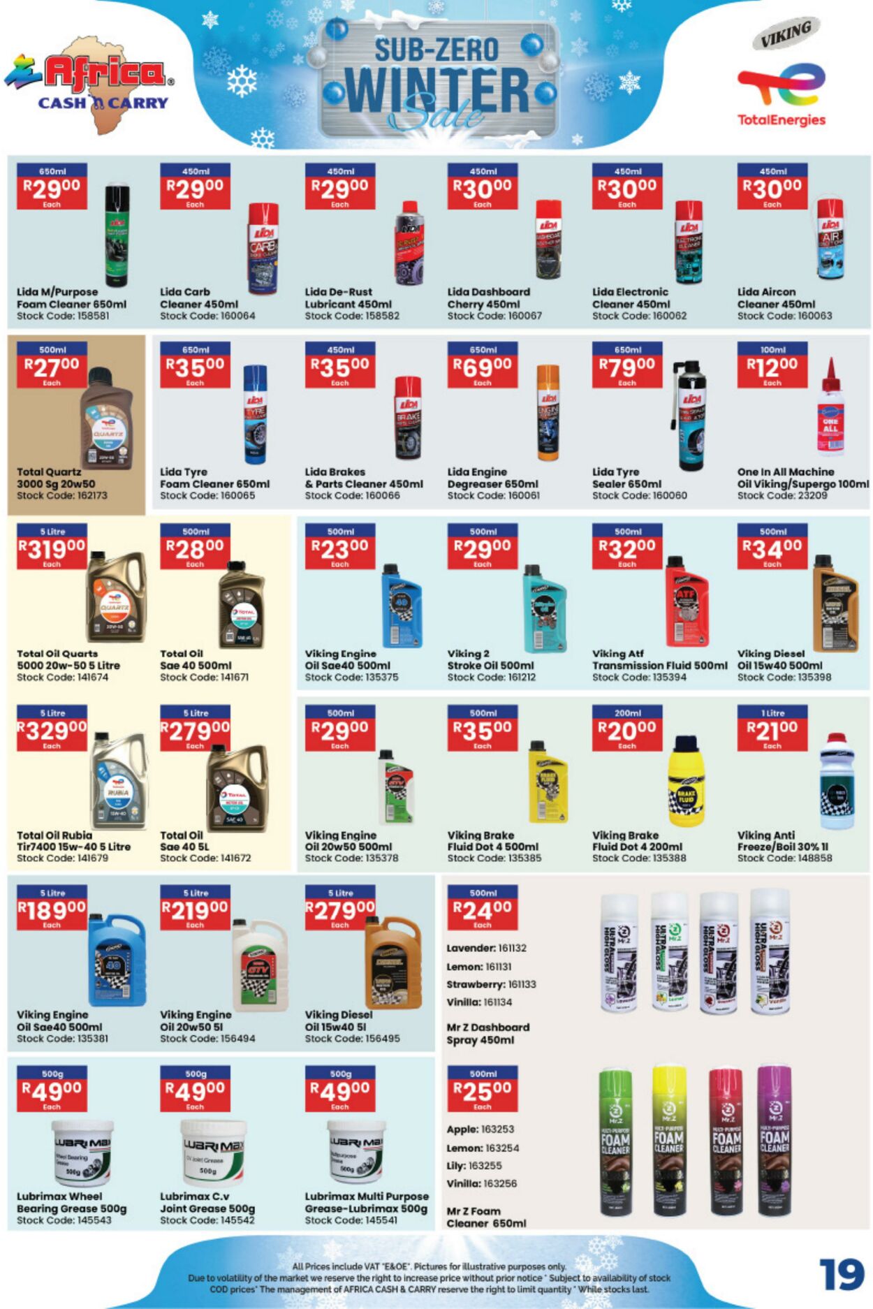 Special Africa Cash&Carry 03.06.2025 - 09.08.2025