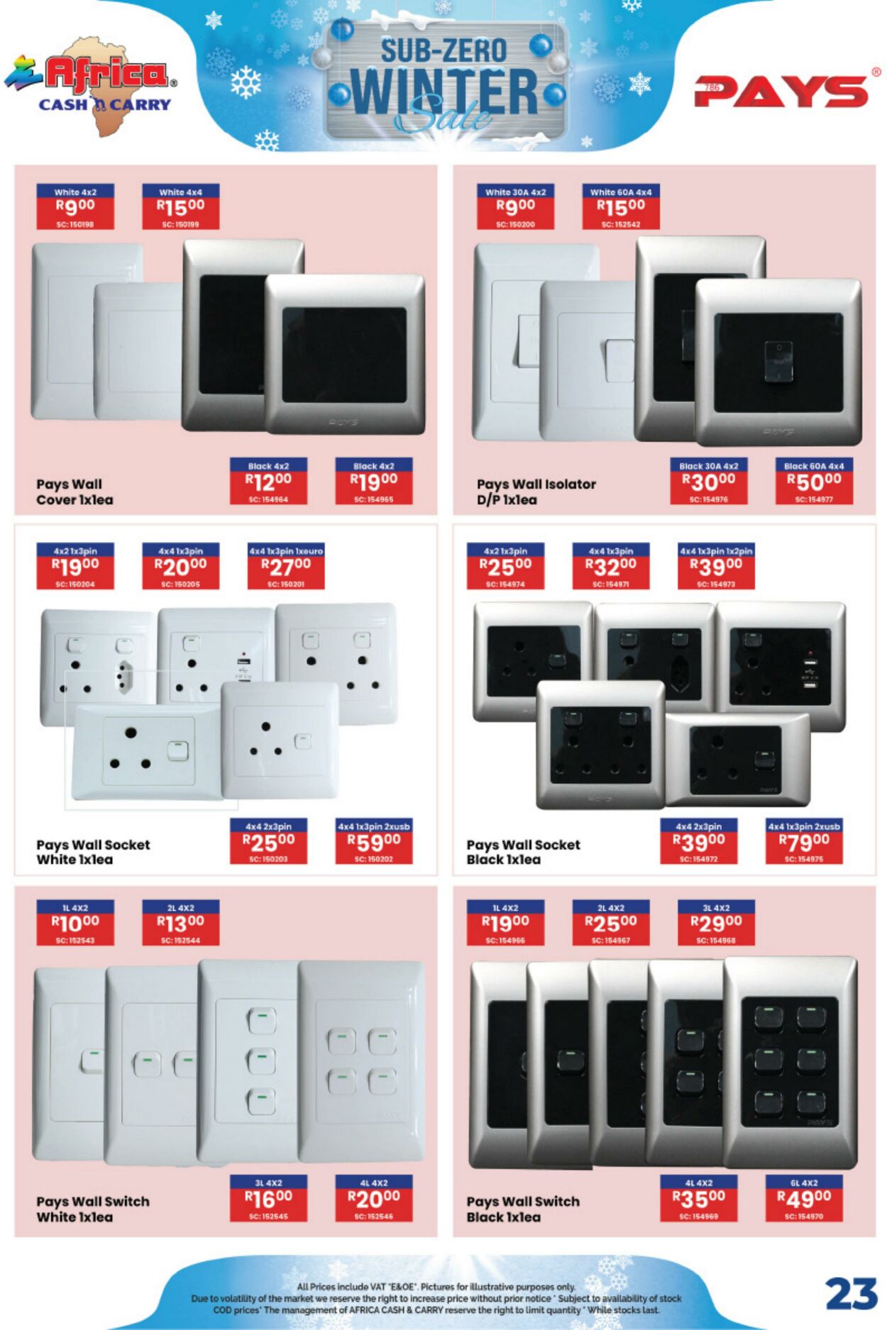 Special Africa Cash&Carry 03.06.2025 - 09.08.2025