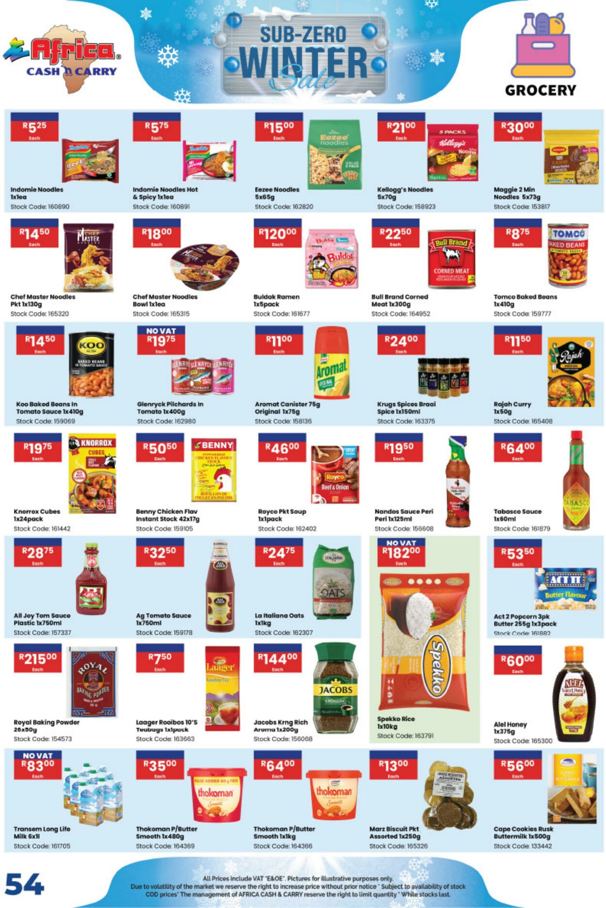 Special Africa Cash&Carry 03.06.2025 - 09.08.2025