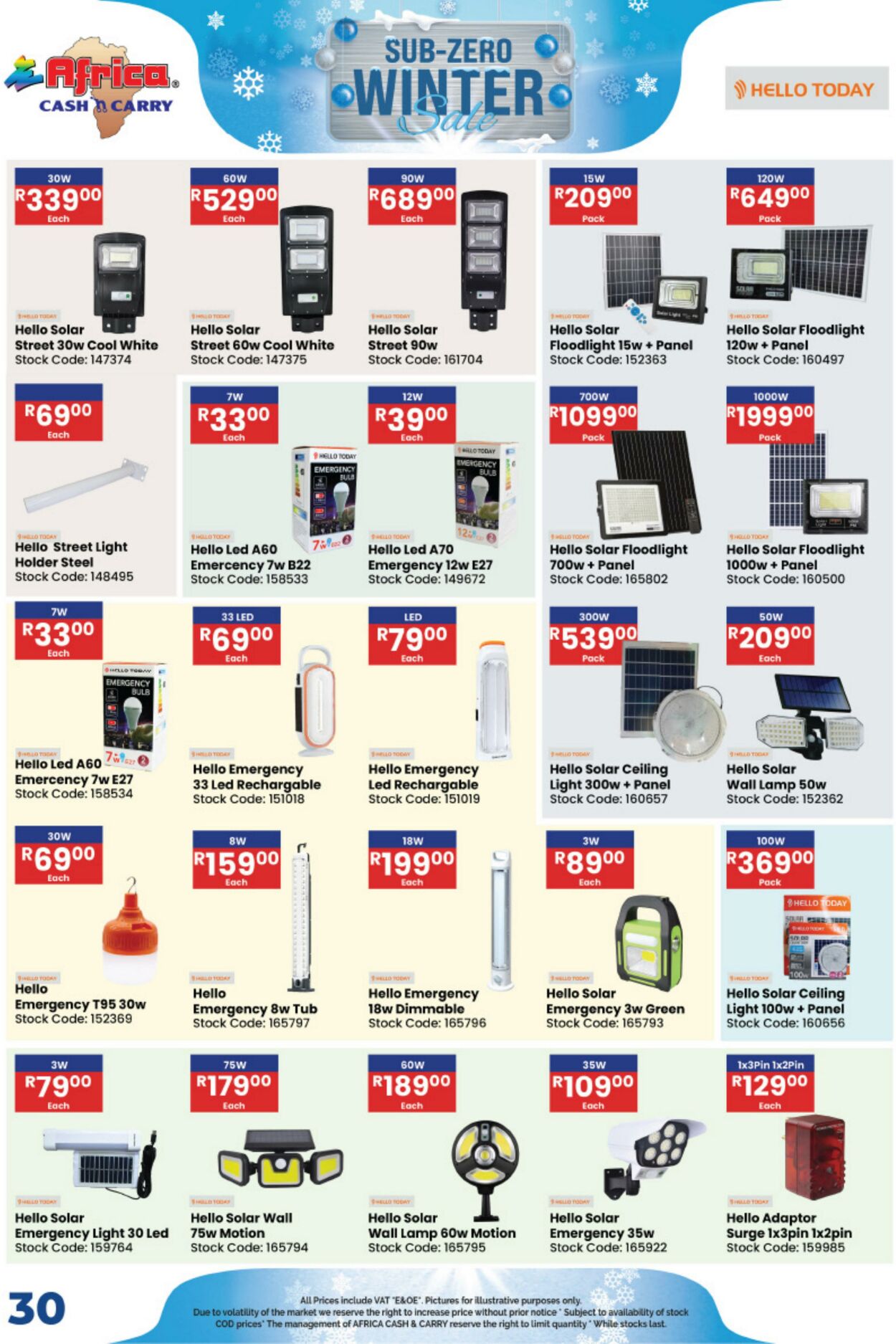 Special Africa Cash&Carry 03.06.2025 - 09.08.2025