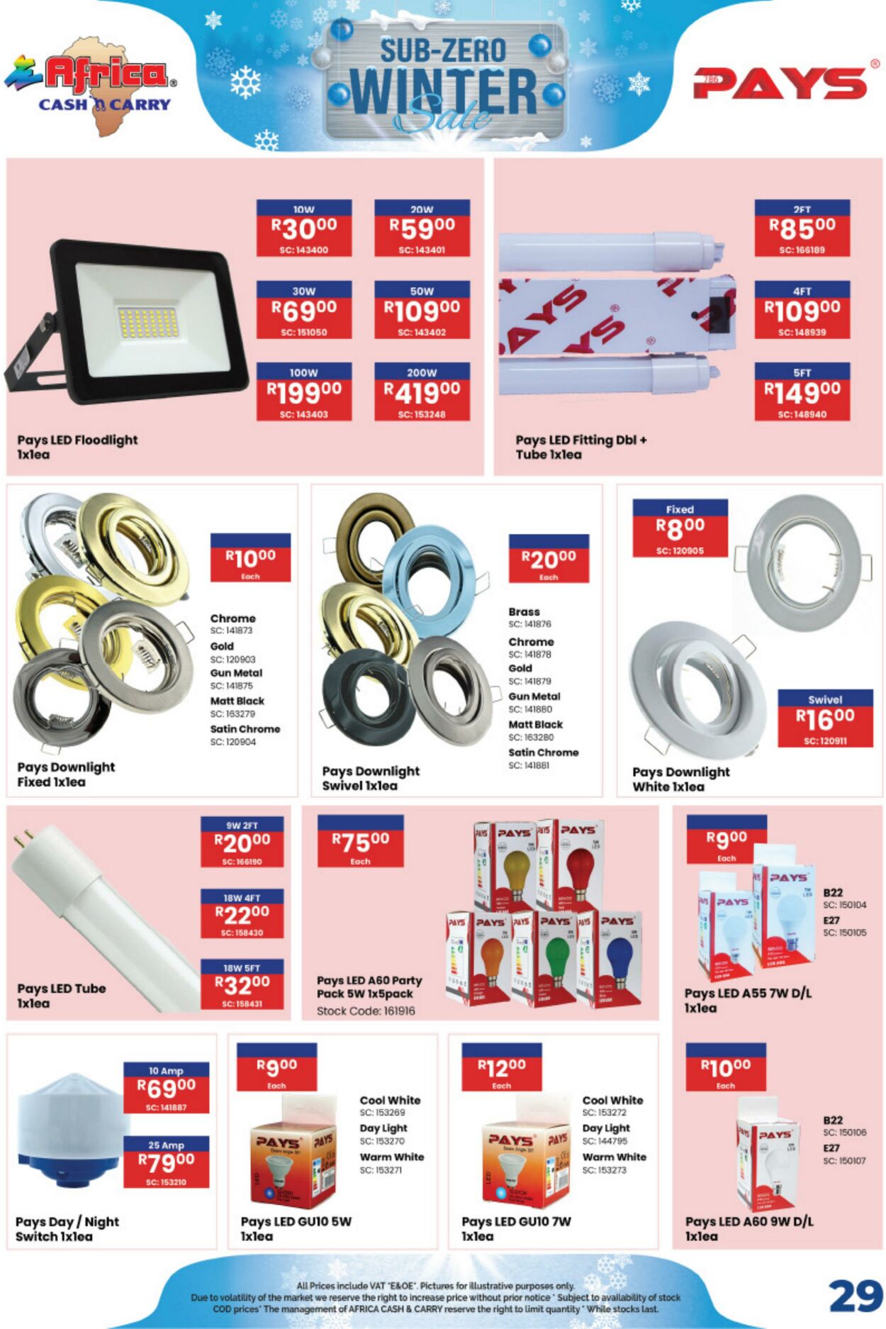 Special Africa Cash&Carry 03.06.2025 - 09.08.2025