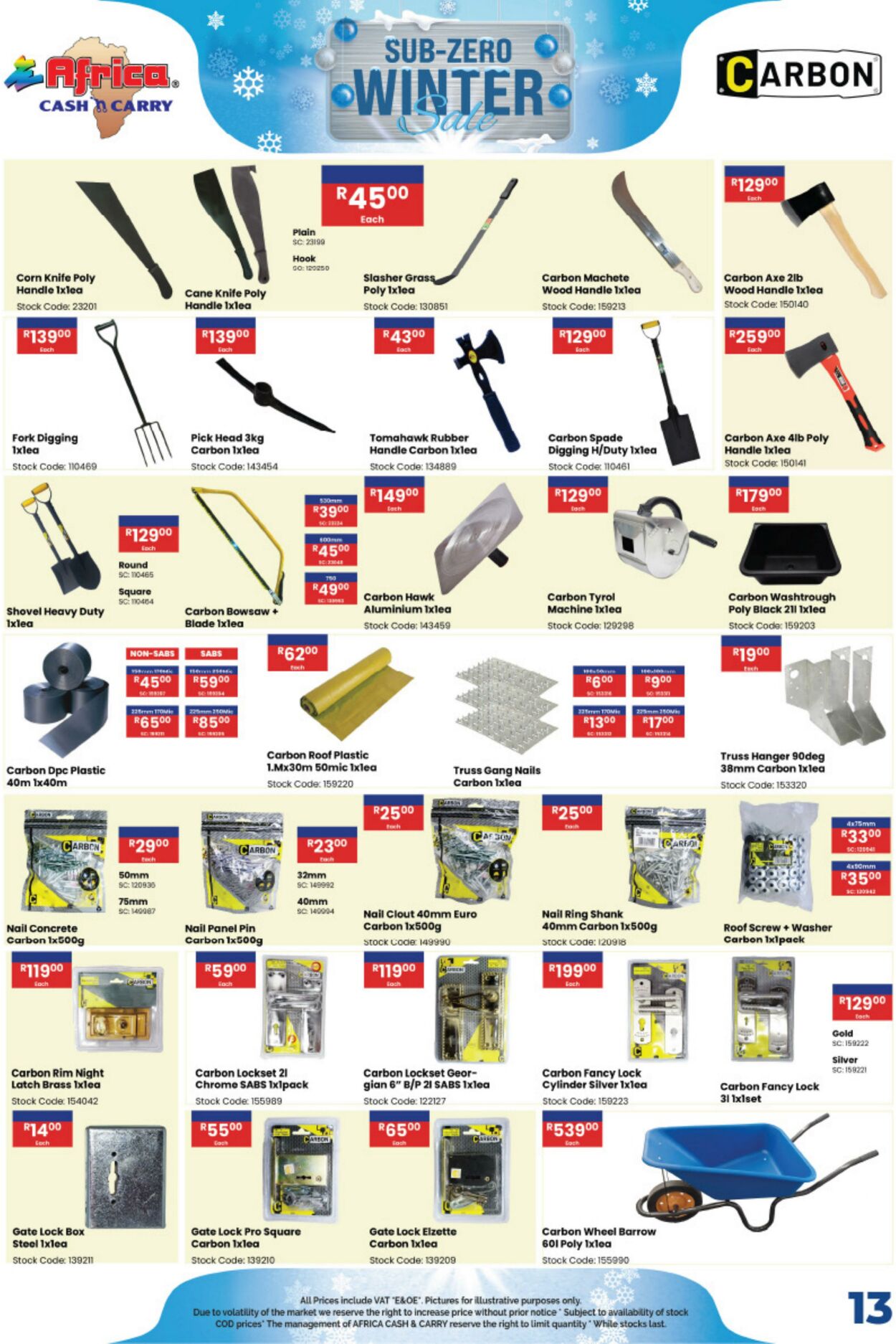 Special Africa Cash&Carry 03.06.2025 - 09.08.2025