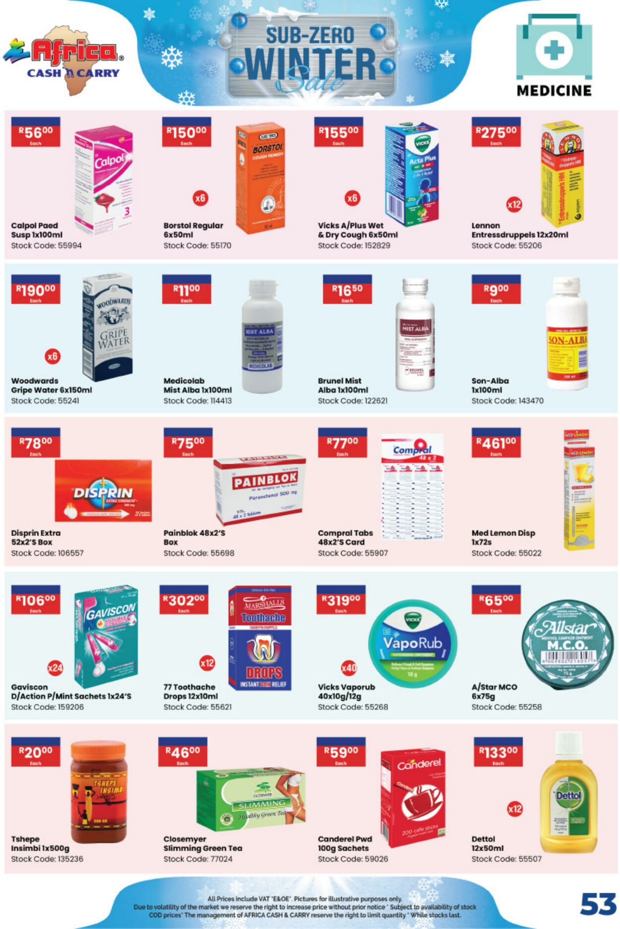 Special Africa Cash&Carry 03.06.2025 - 09.08.2025