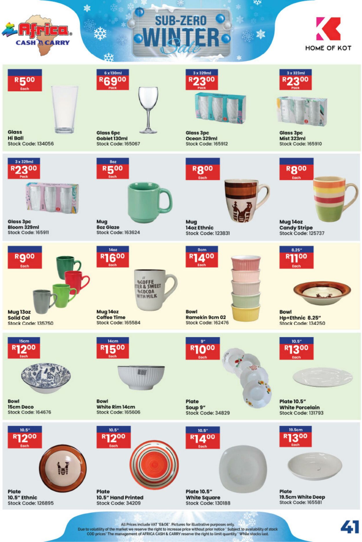 Special Africa Cash&Carry 03.06.2025 - 09.08.2025