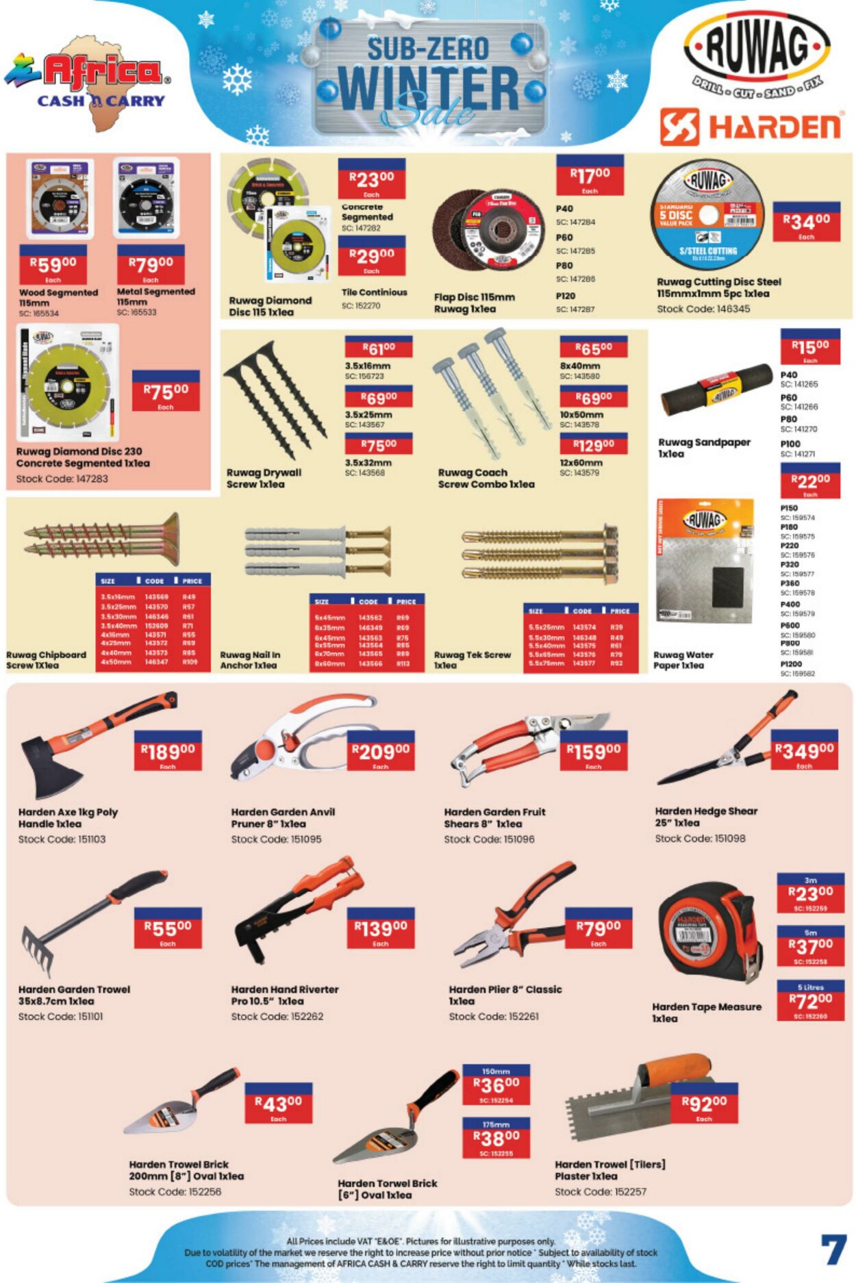 Special Africa Cash&Carry 03.06.2025 - 09.08.2025