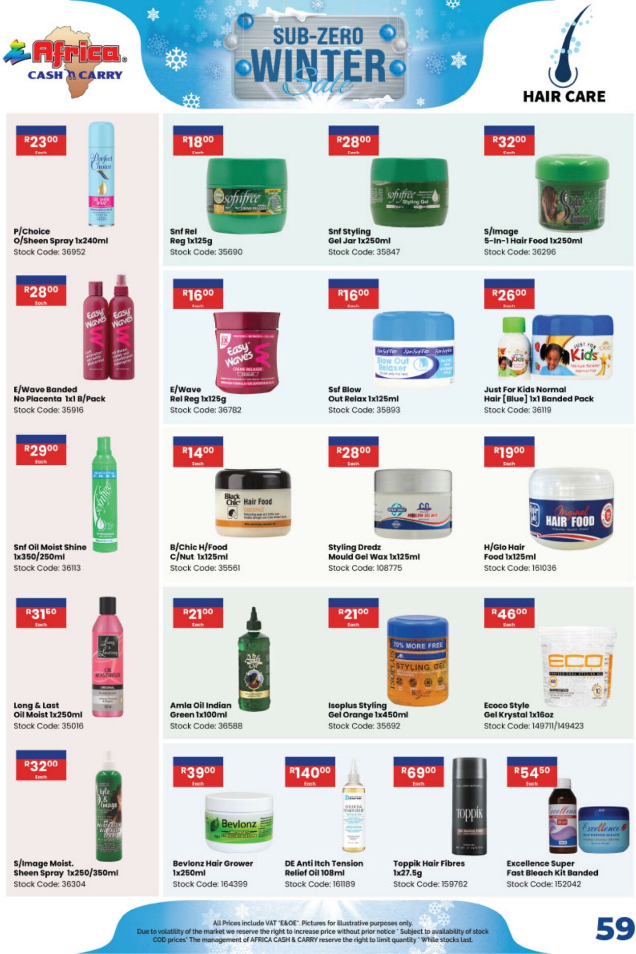 Special Africa Cash&Carry 03.06.2025 - 09.08.2025