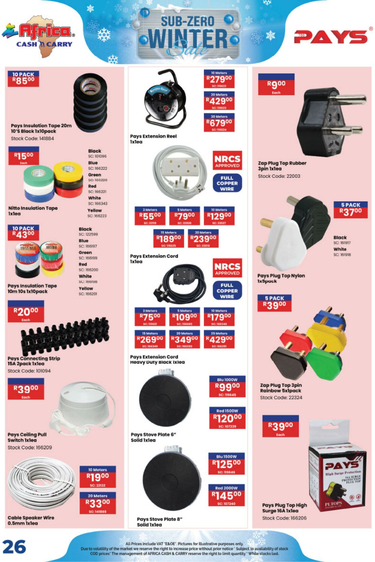Special Africa Cash&Carry 03.06.2025 - 09.08.2025
