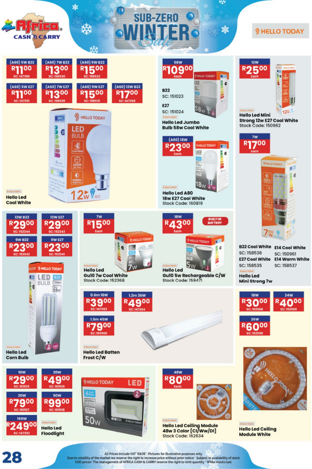 Special Africa Cash&Carry 03.06.2025 - 09.08.2025