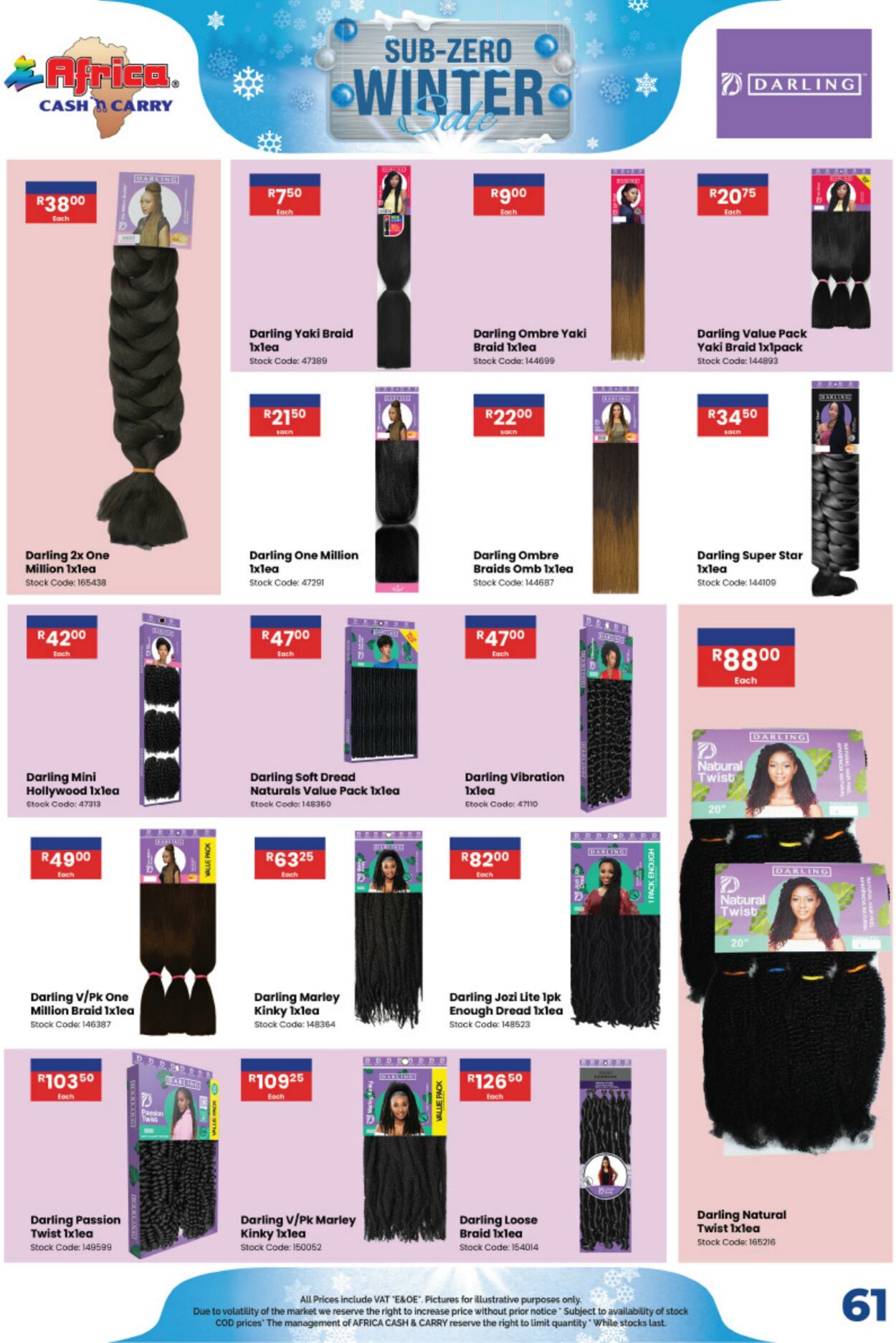 Special Africa Cash&Carry 03.06.2025 - 09.08.2025