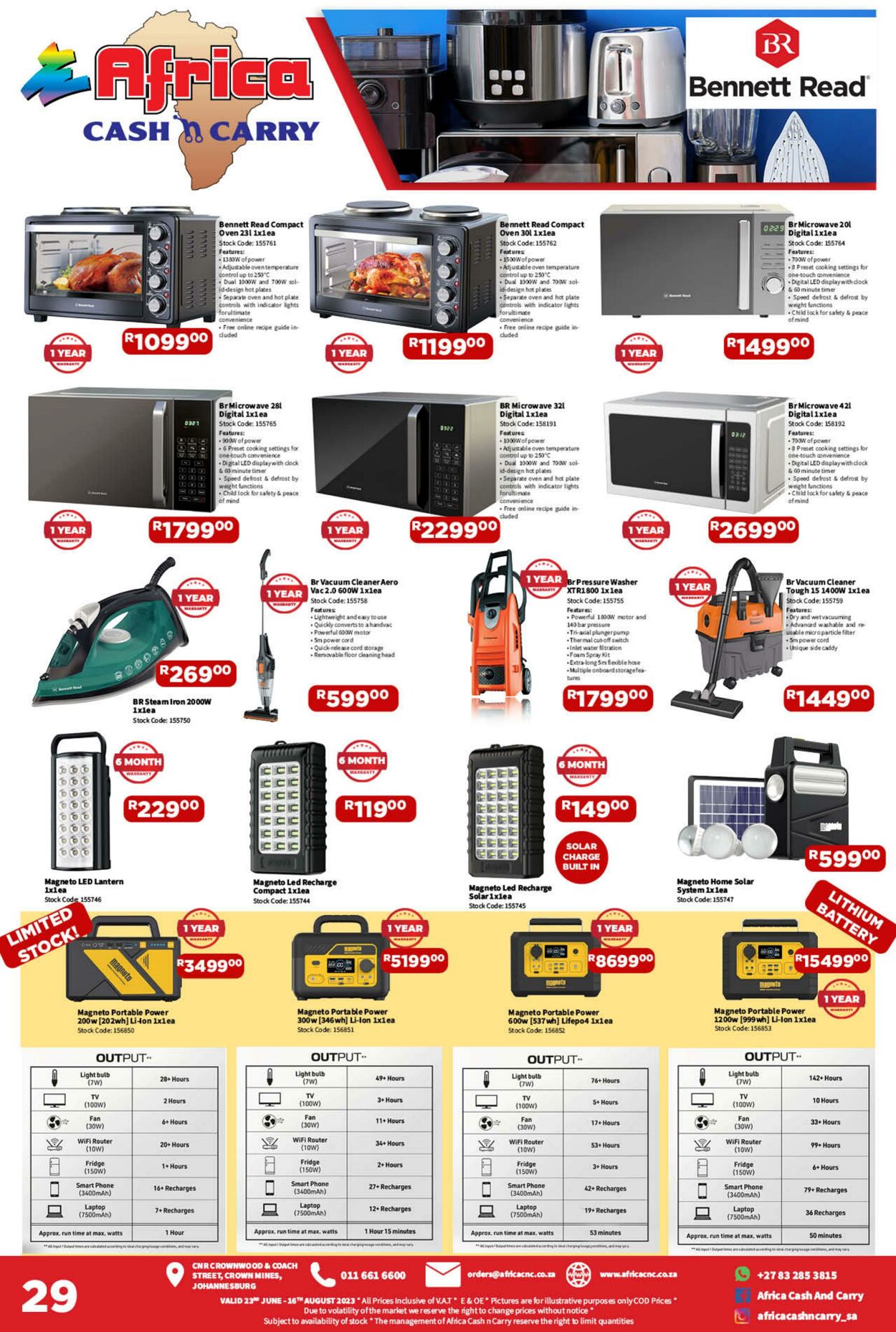 Special Africa Cash&Carry 23.06.2023 - 16.08.2023