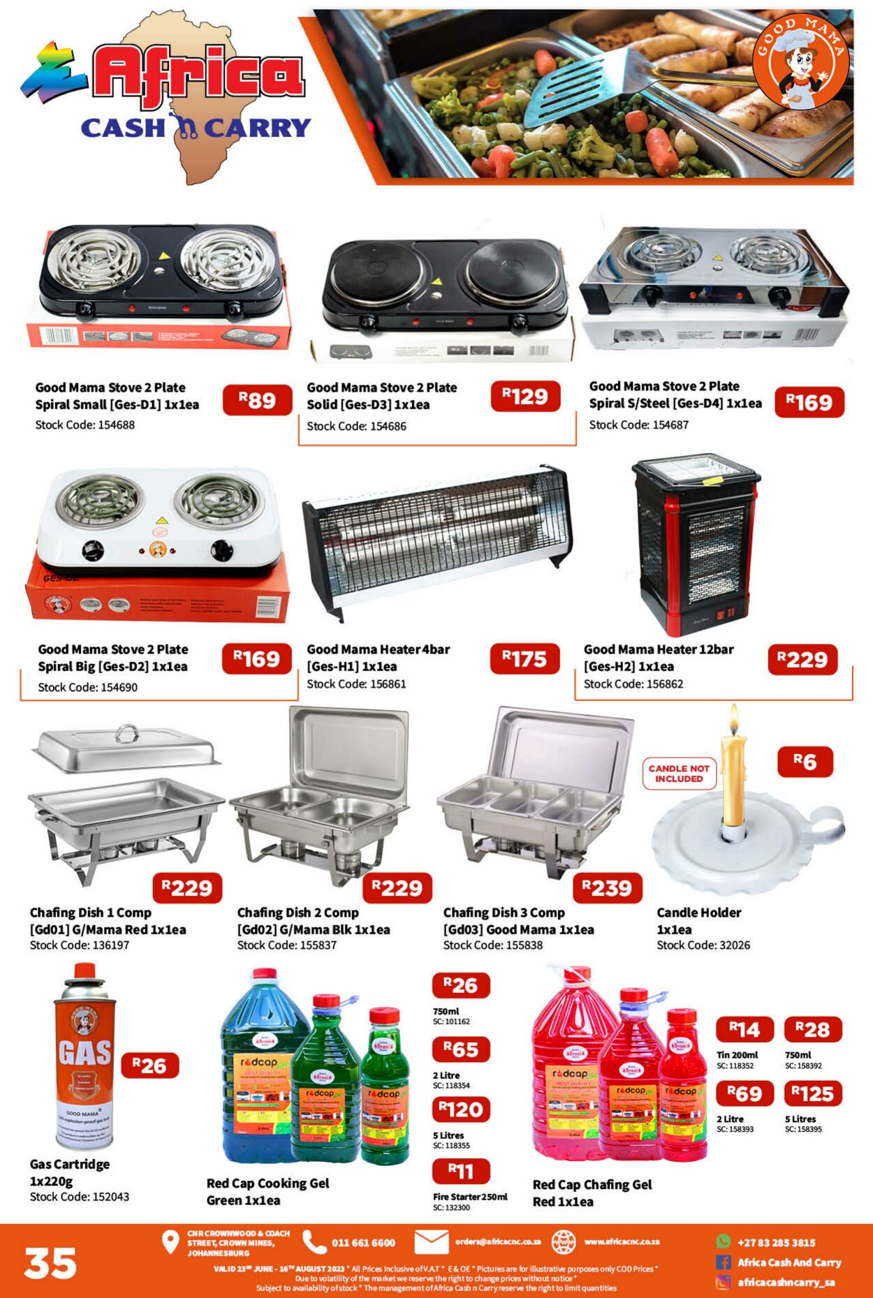 Special Africa Cash&Carry 23.06.2023 - 16.08.2023