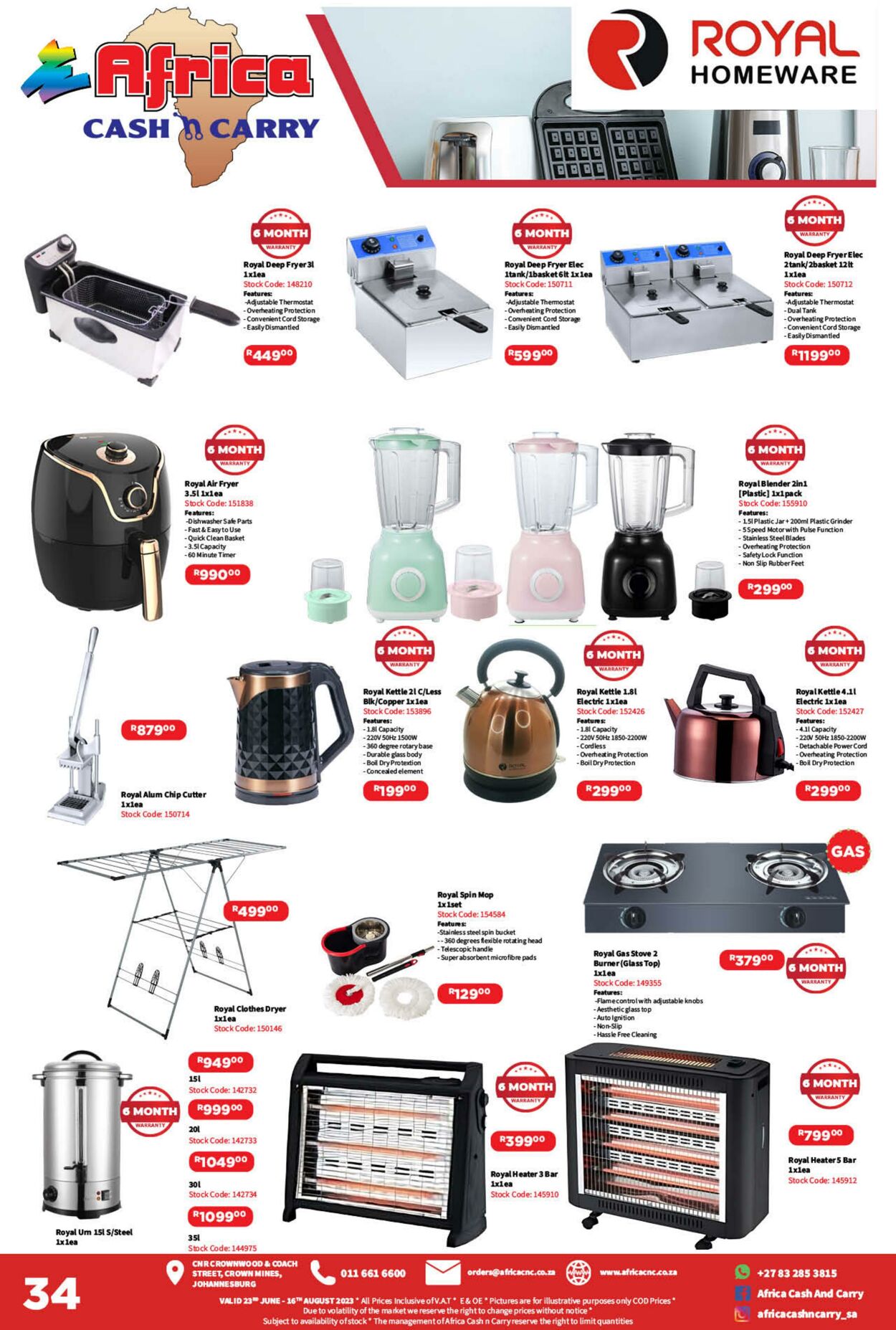 Special Africa Cash&Carry 23.06.2023 - 16.08.2023