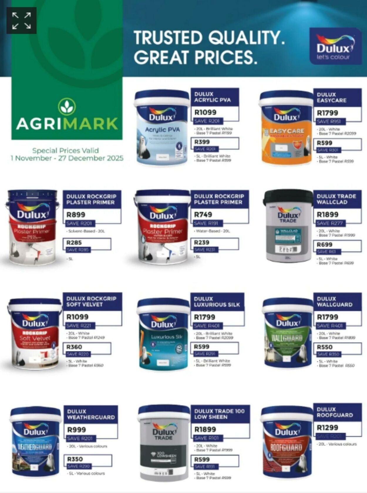 Special Agrimark 01.11.2025 - 27.12.2025