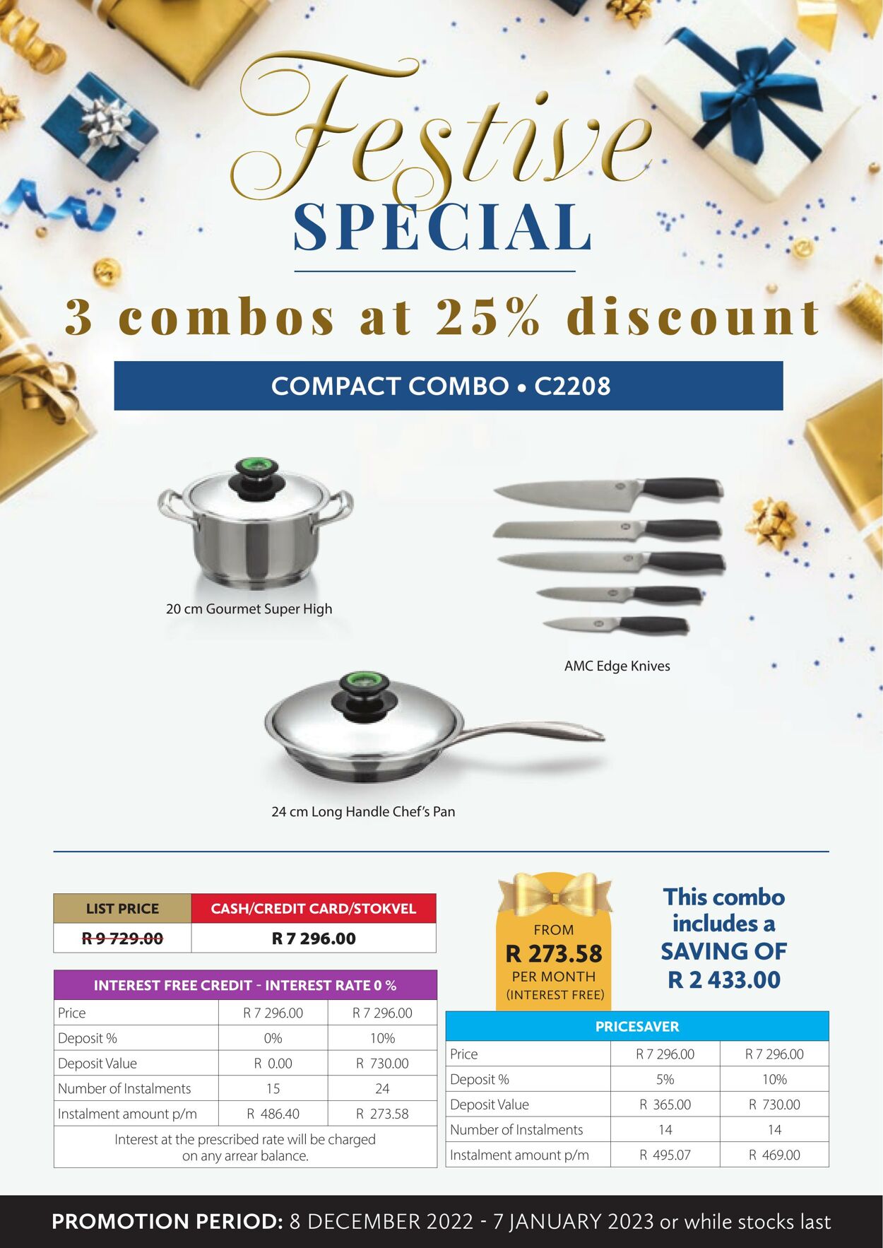Special AMC Cookware 08.12.2022 - 07.01.2023