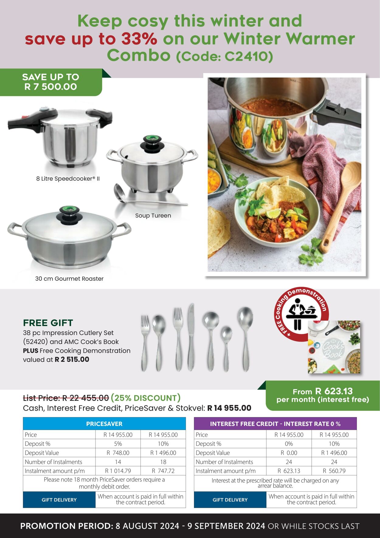 Special AMC Cookware 08.08.2024 - 09.09.2024