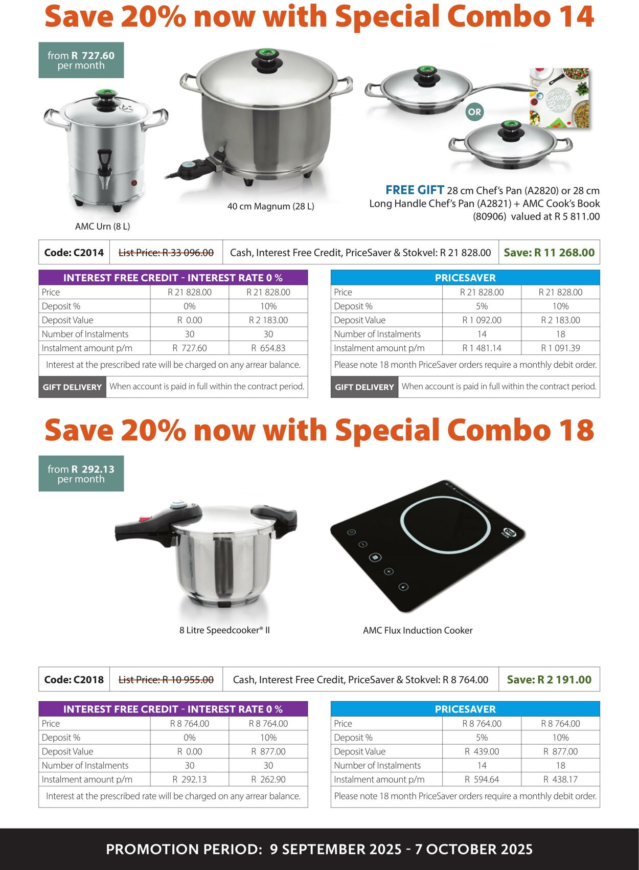 Special AMC Cookware 01.09.2025 - 30.09.2025