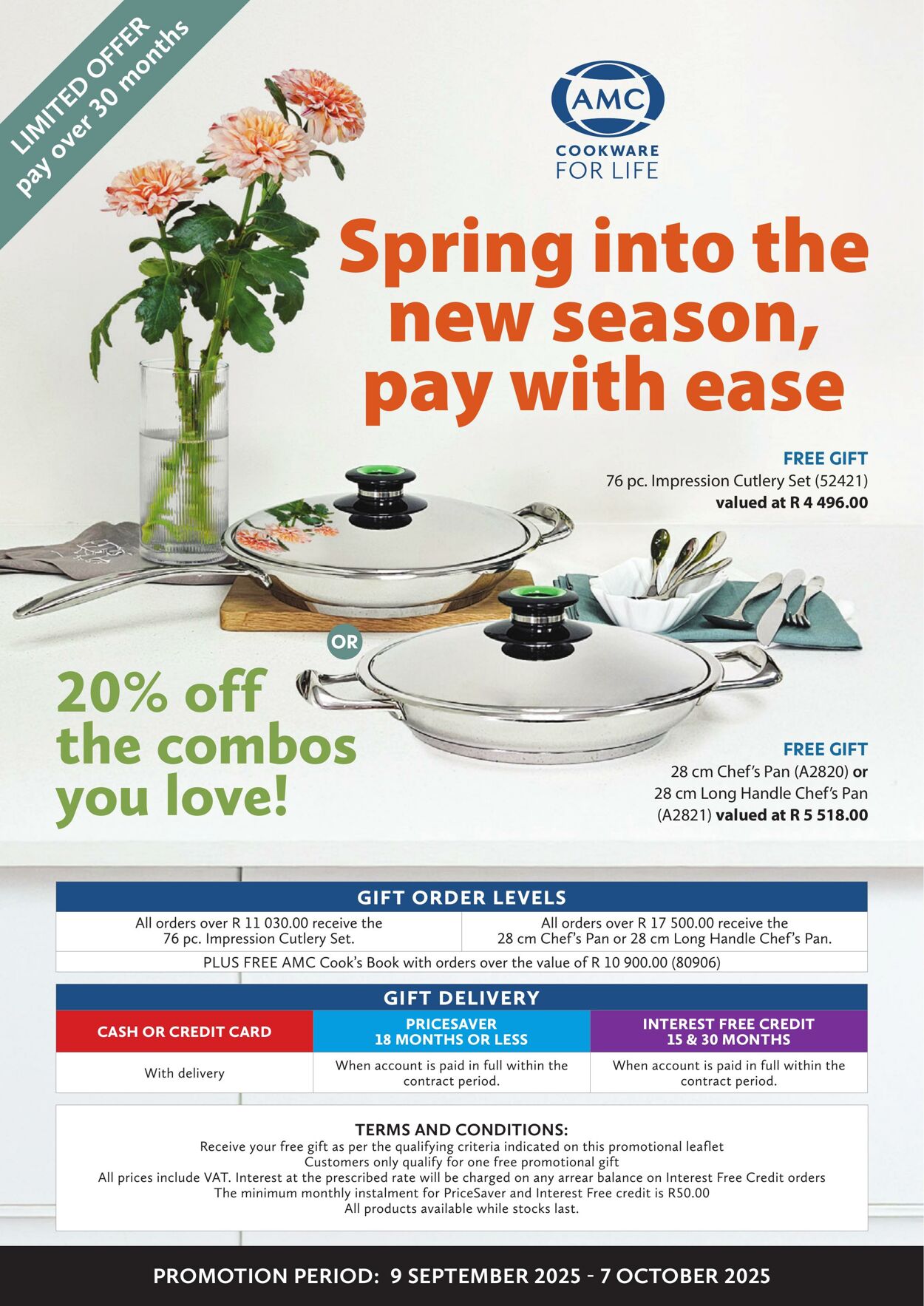 Special AMC Cookware 01.09.2025 - 30.09.2025