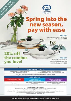 Special AMC Cookware 01.09.2025 - 30.09.2025