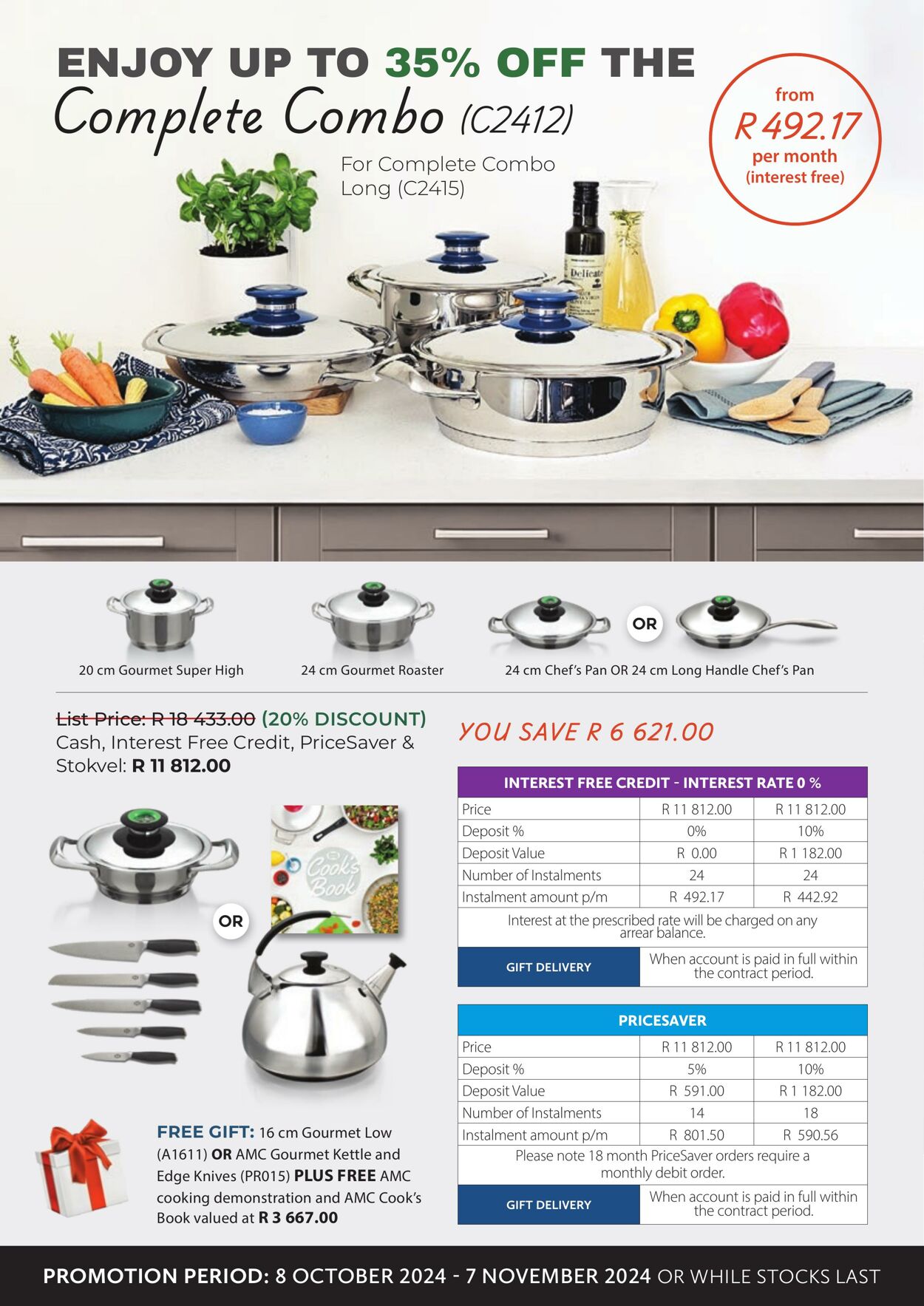 Special AMC Cookware 08.10.2024 - 07.11.2024