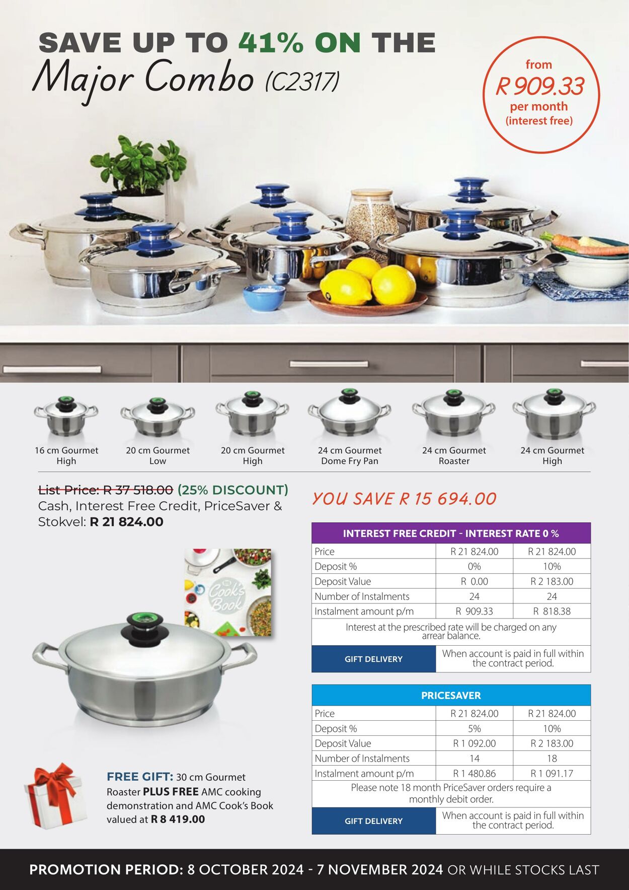 Special AMC Cookware 08.10.2024 - 07.11.2024