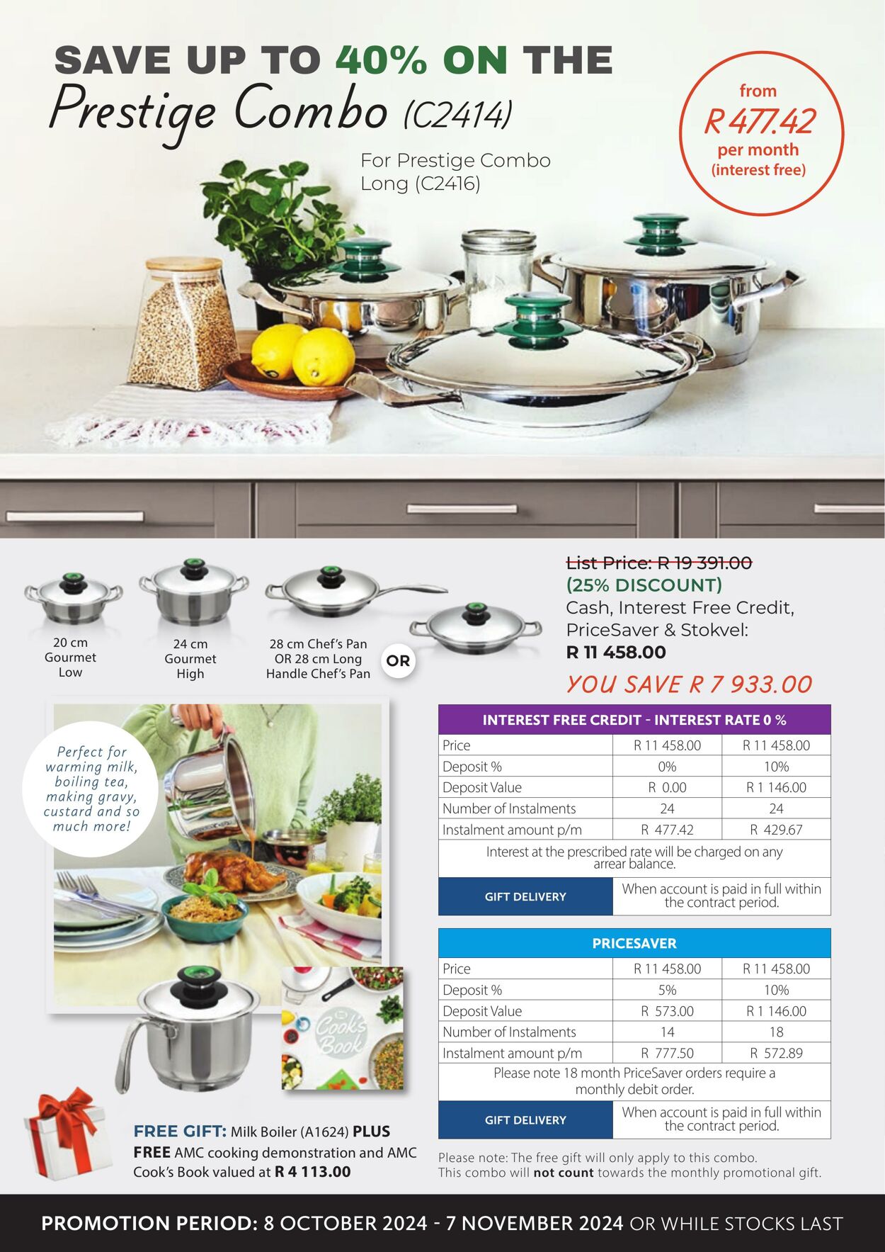 Special AMC Cookware 08.10.2024 - 07.11.2024