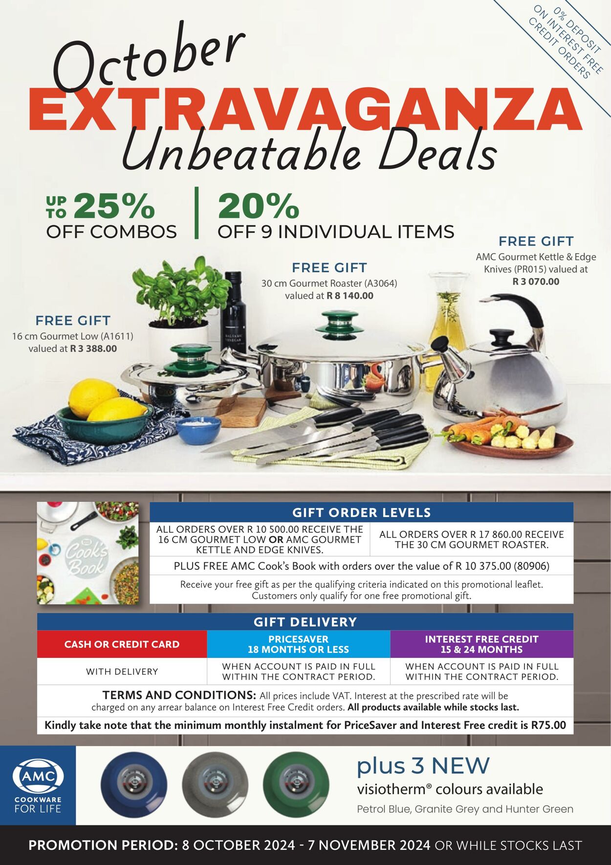 AMC Cookware Promotional specials