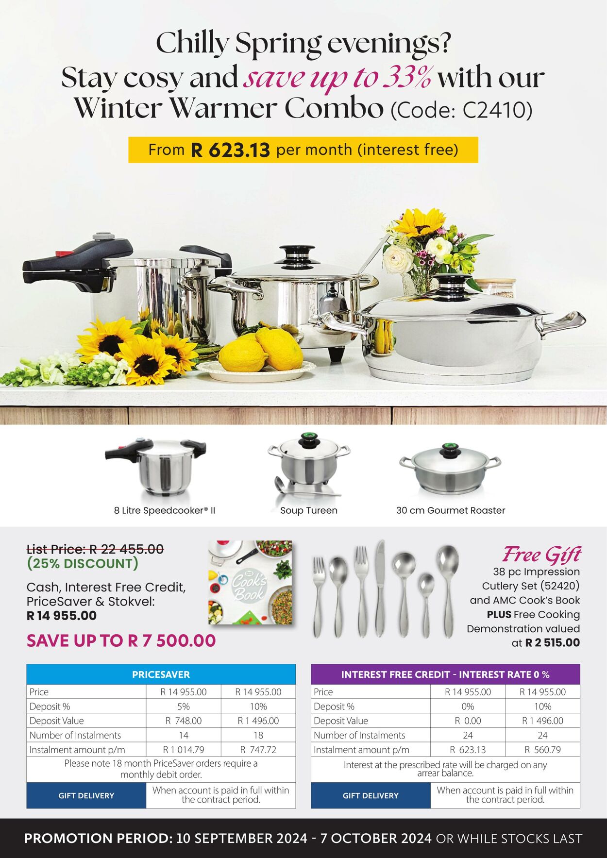 Special AMC Cookware 01.09.2024 - 07.10.2024