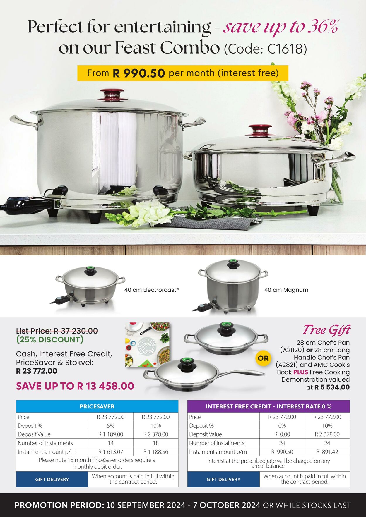 Special AMC Cookware 01.09.2024 - 30.09.2024