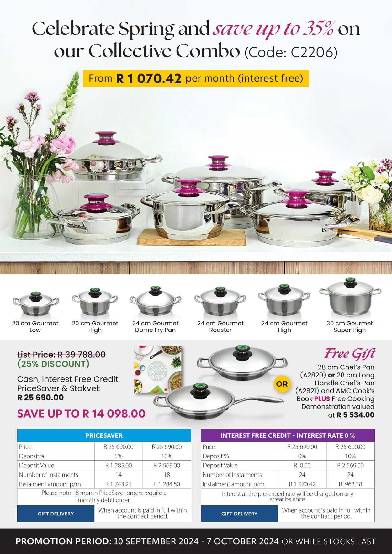 Special AMC Cookware 01.09.2024 - 07.10.2024