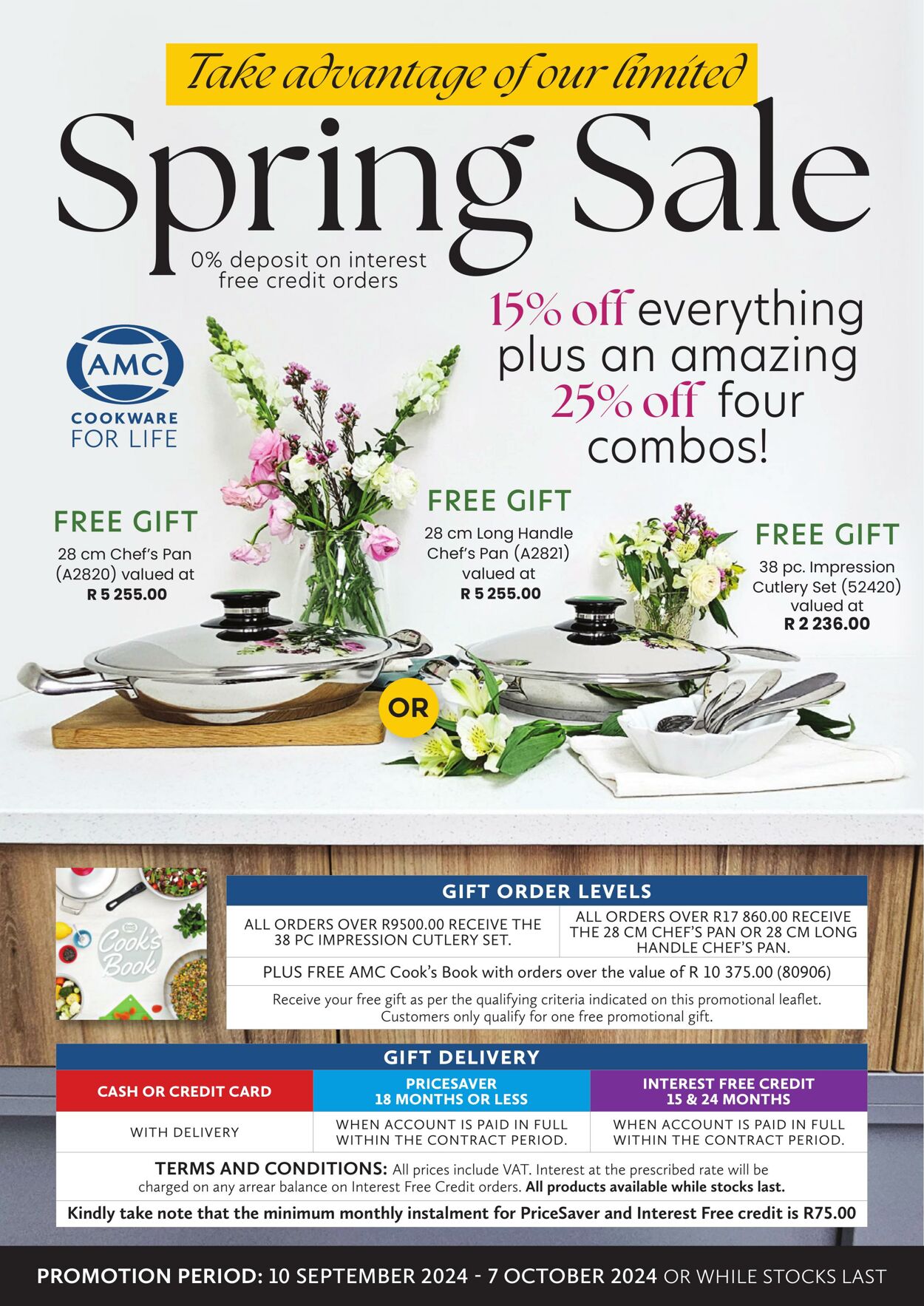 AMC Cookware Promotional specials