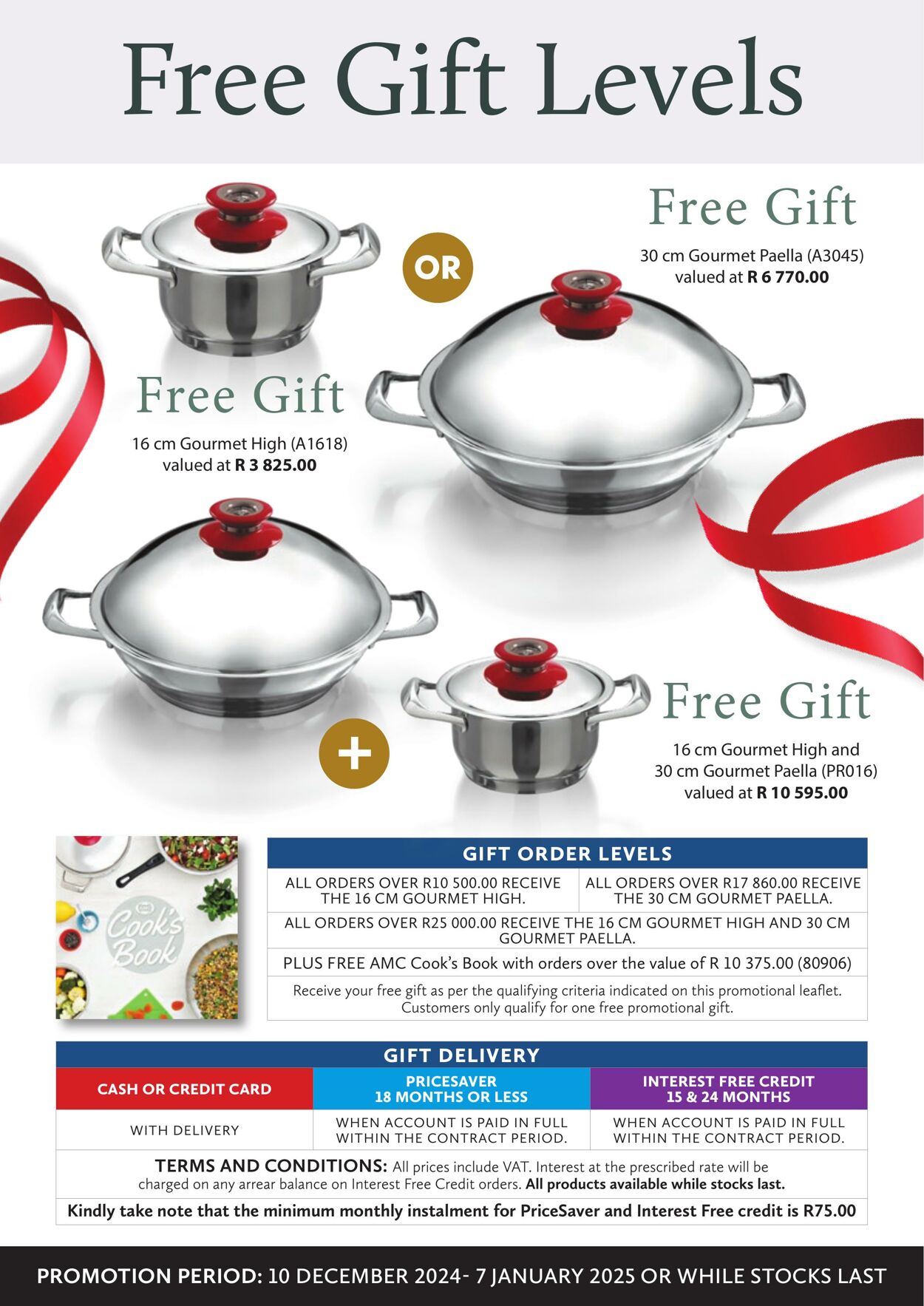 Special AMC Cookware 10.12.2024 - 07.01.2025