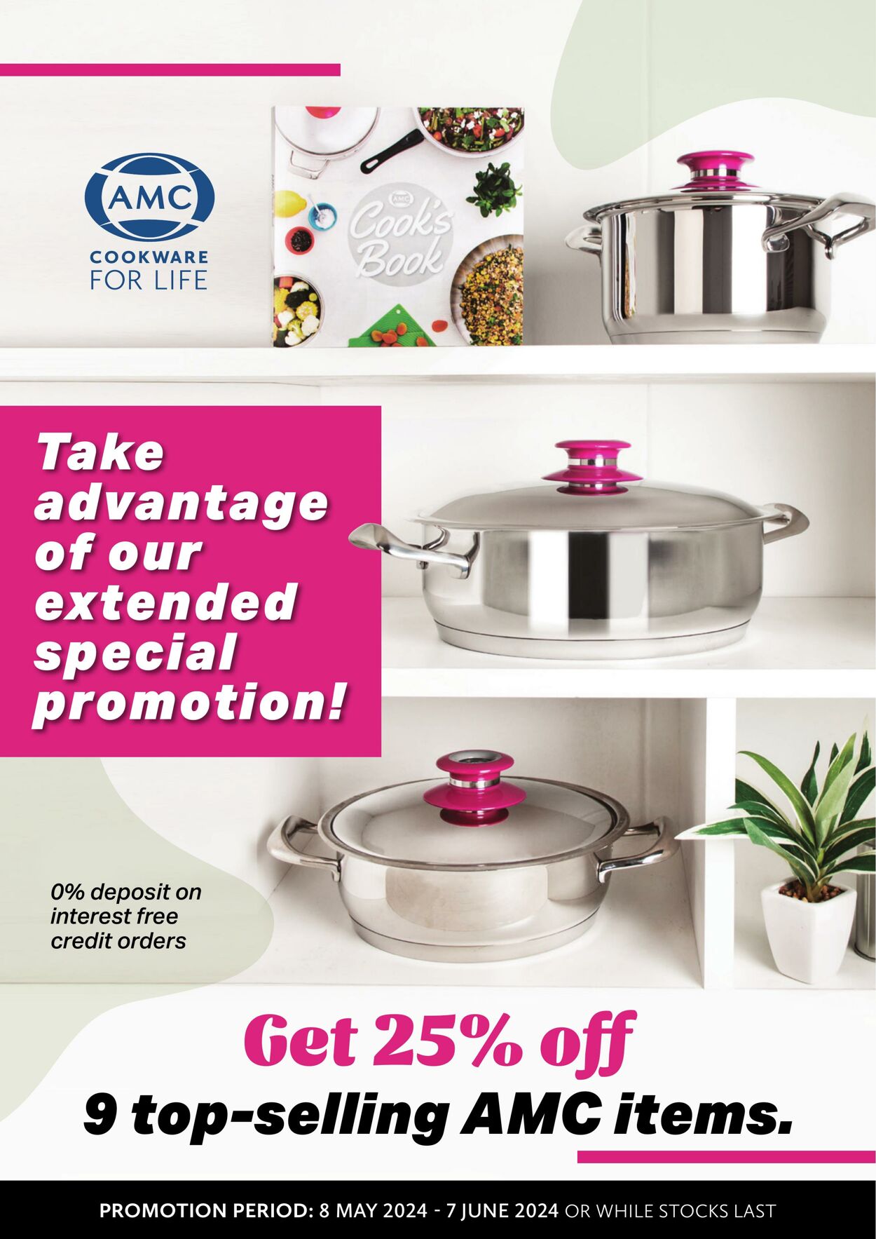 AMC Cookware Promotional specials
