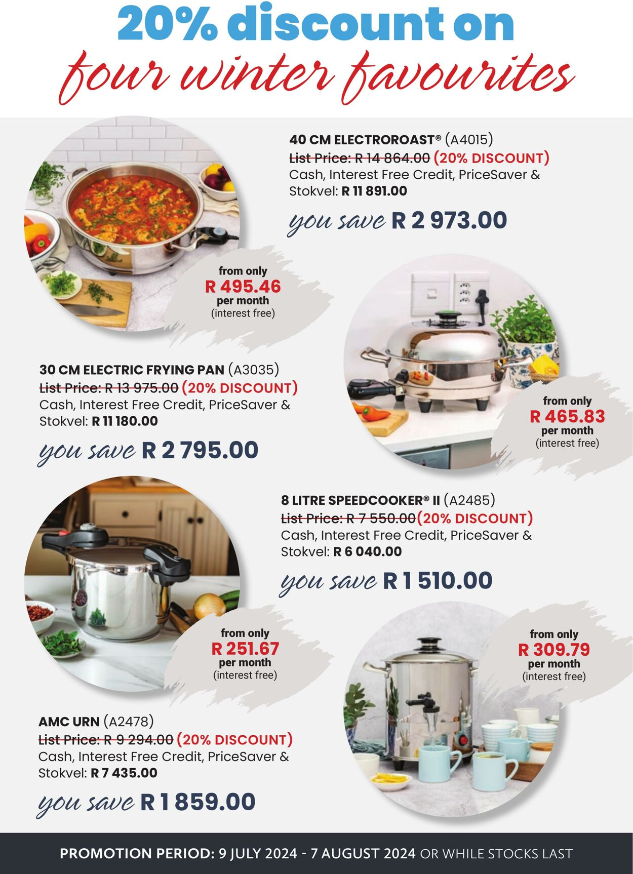 Special AMC Cookware 09.07.2024 - 07.08.2024