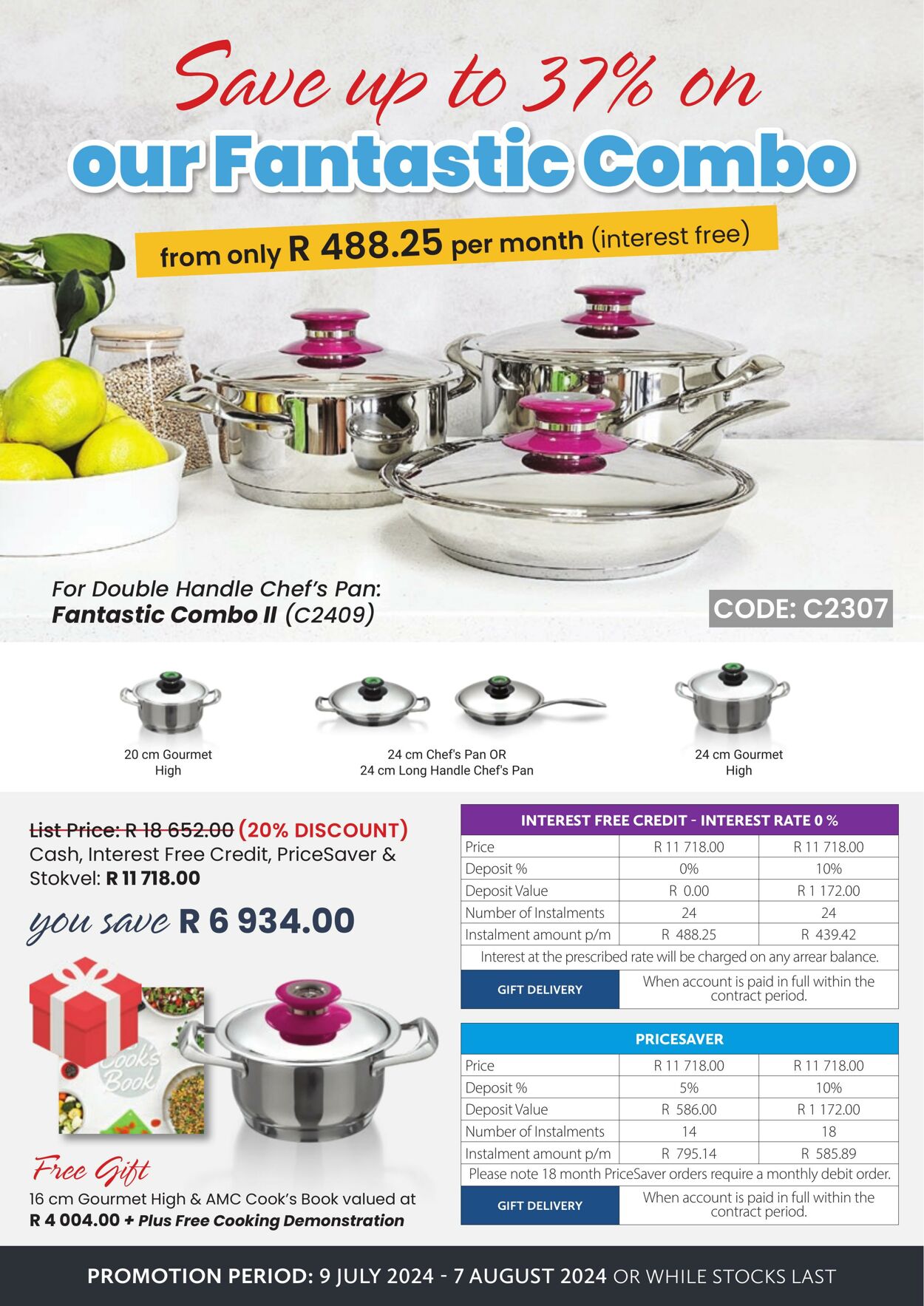 Special AMC Cookware 09.07.2024 - 07.08.2024