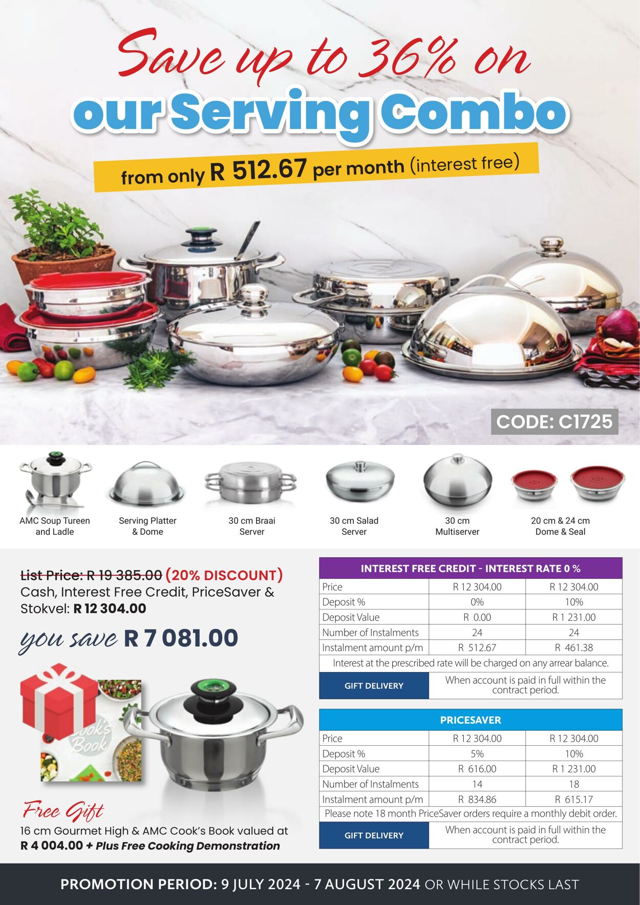 Special AMC Cookware 09.07.2024 - 07.08.2024