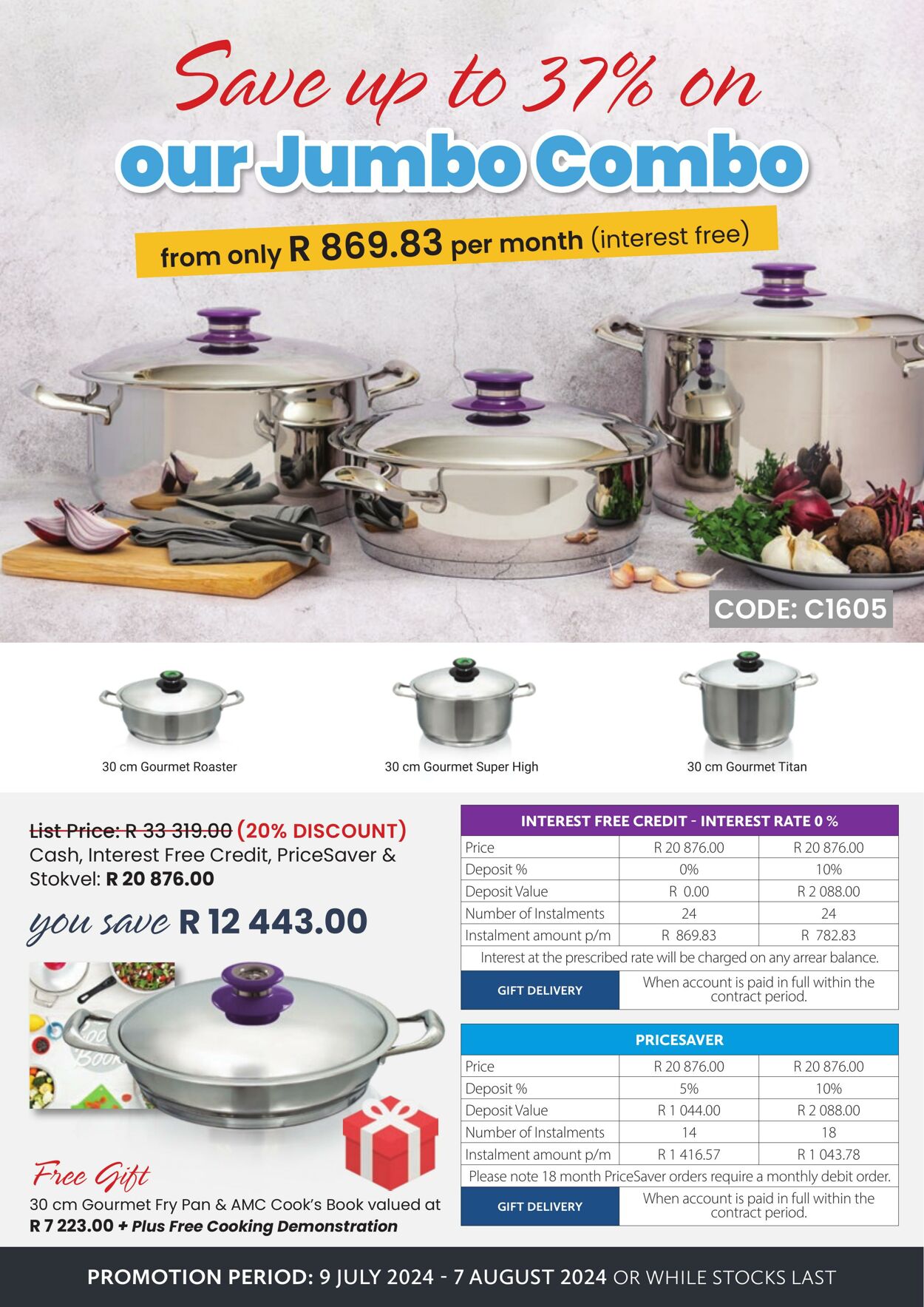 Special AMC Cookware 09.07.2024 - 07.08.2024