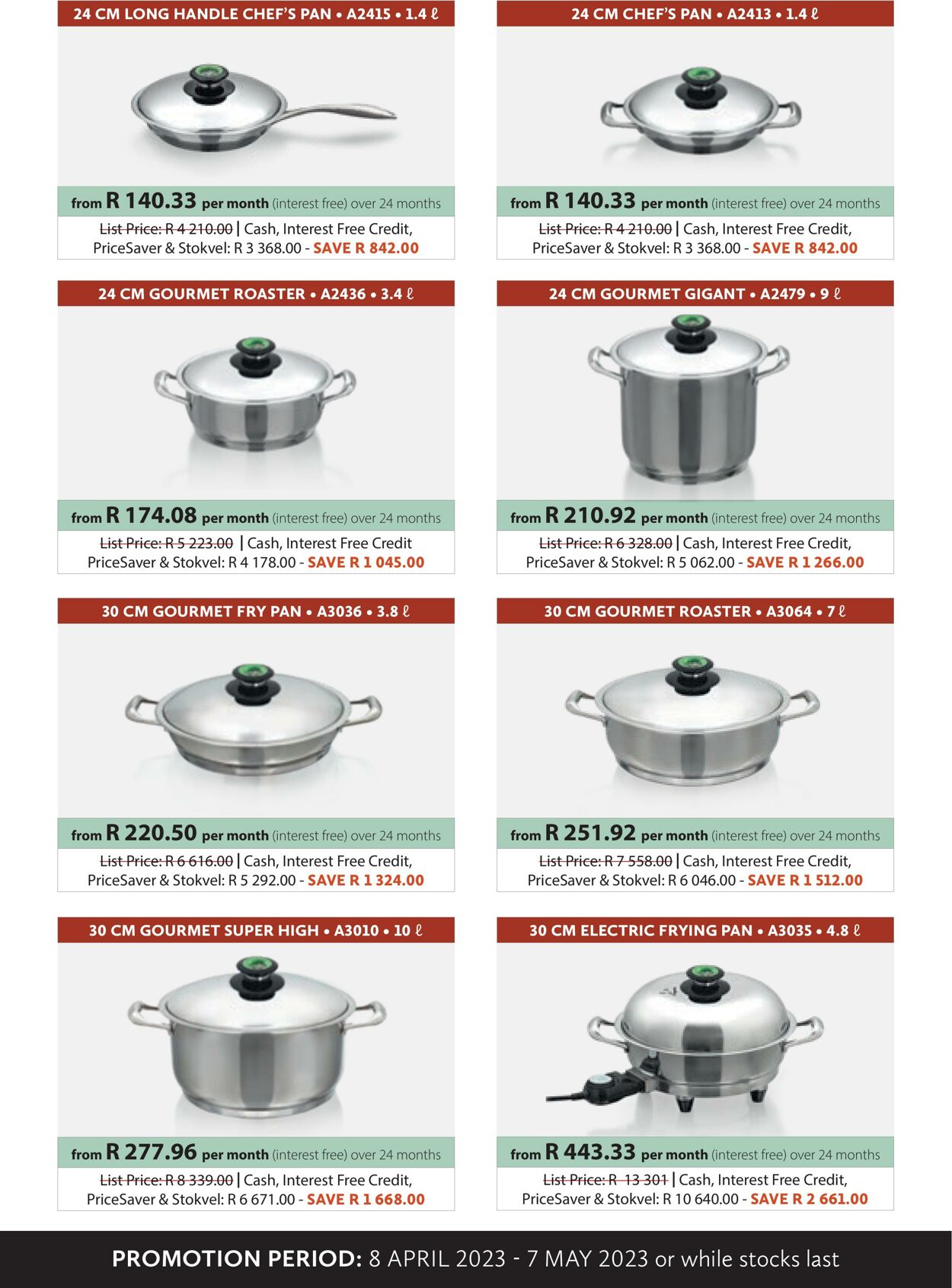 Special AMC Cookware 08.04.2023 - 07.05.2023