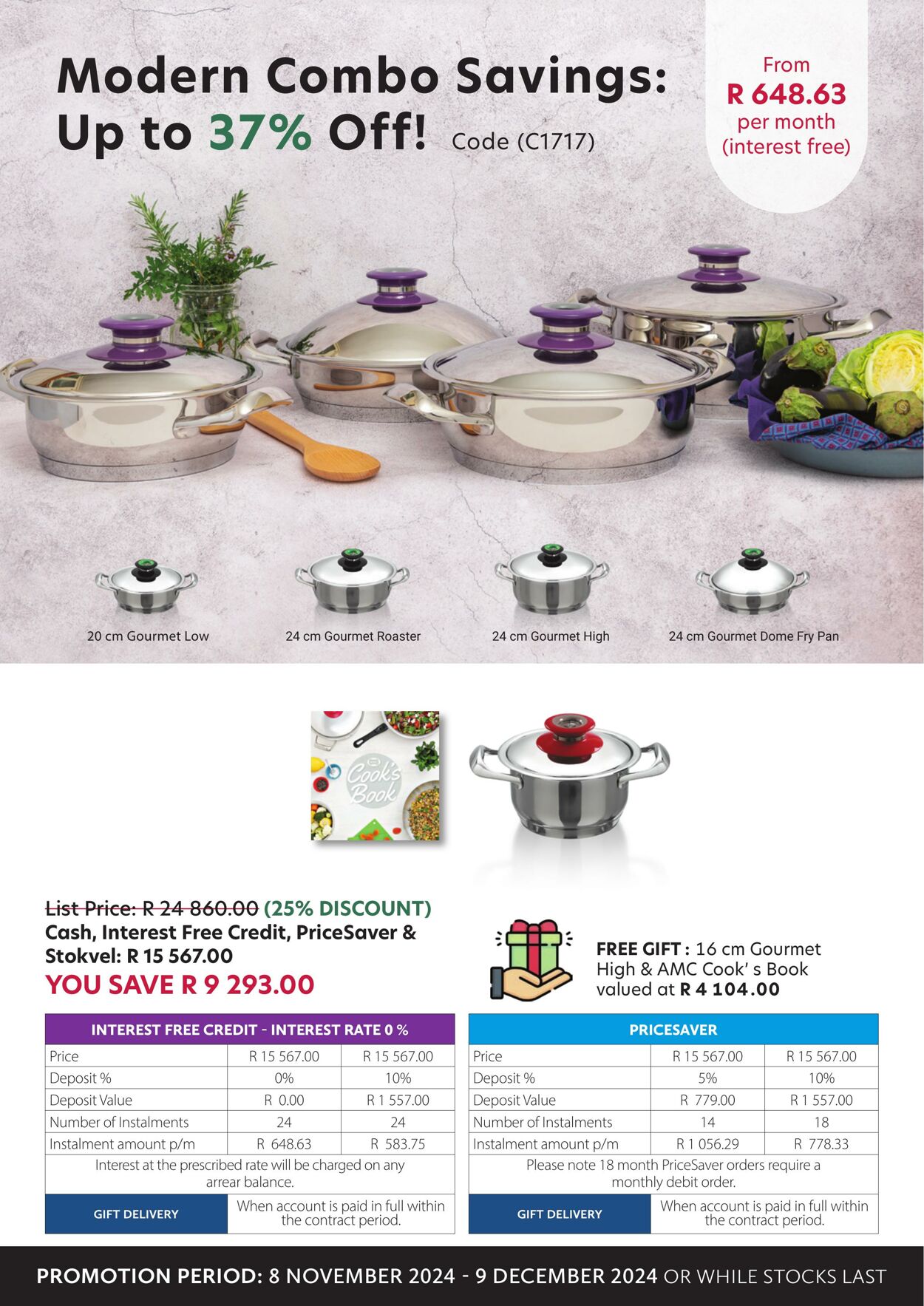 Special AMC Cookware 09.11.2024 - 09.12.2024