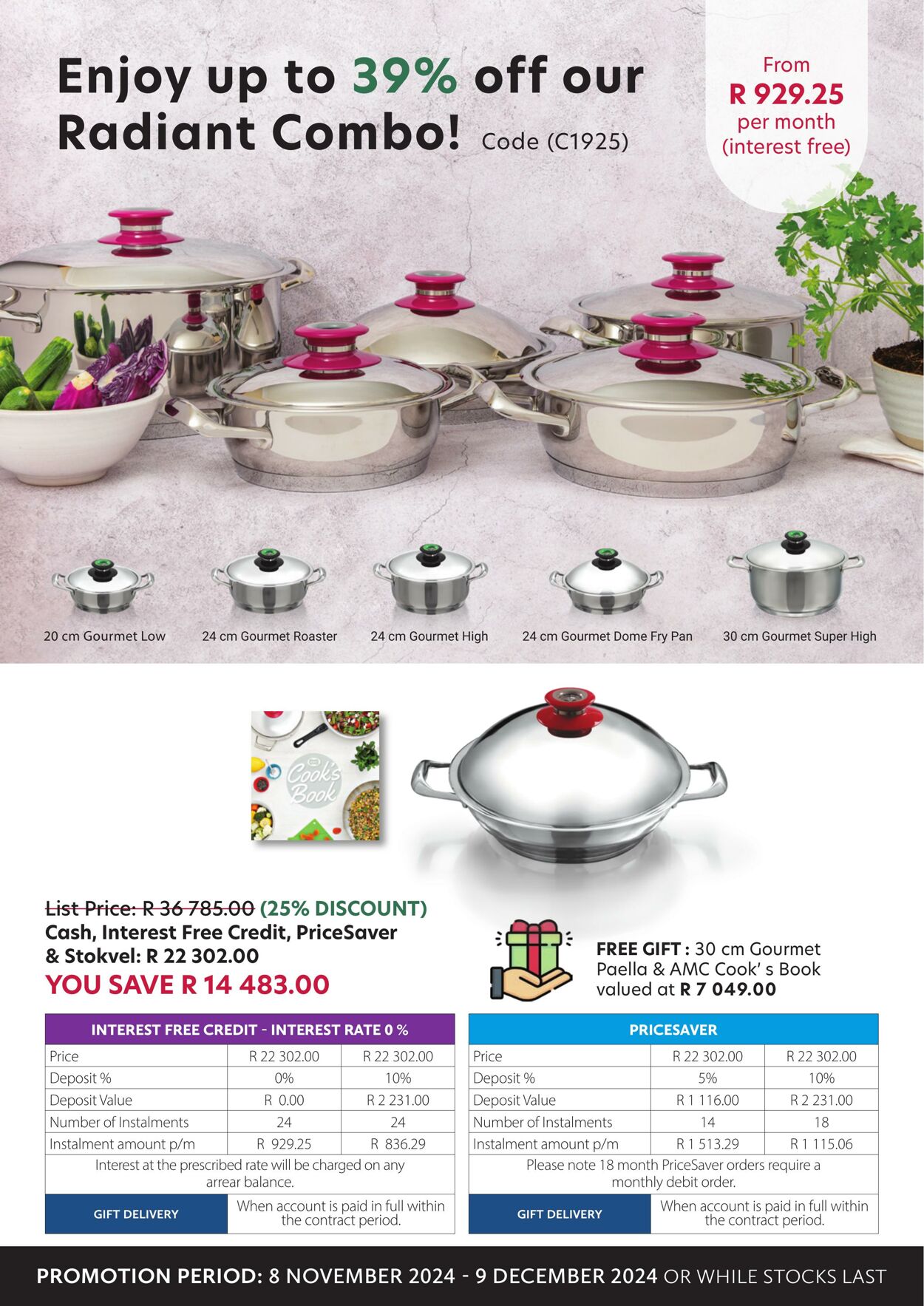 Special AMC Cookware 09.11.2024 - 09.12.2024